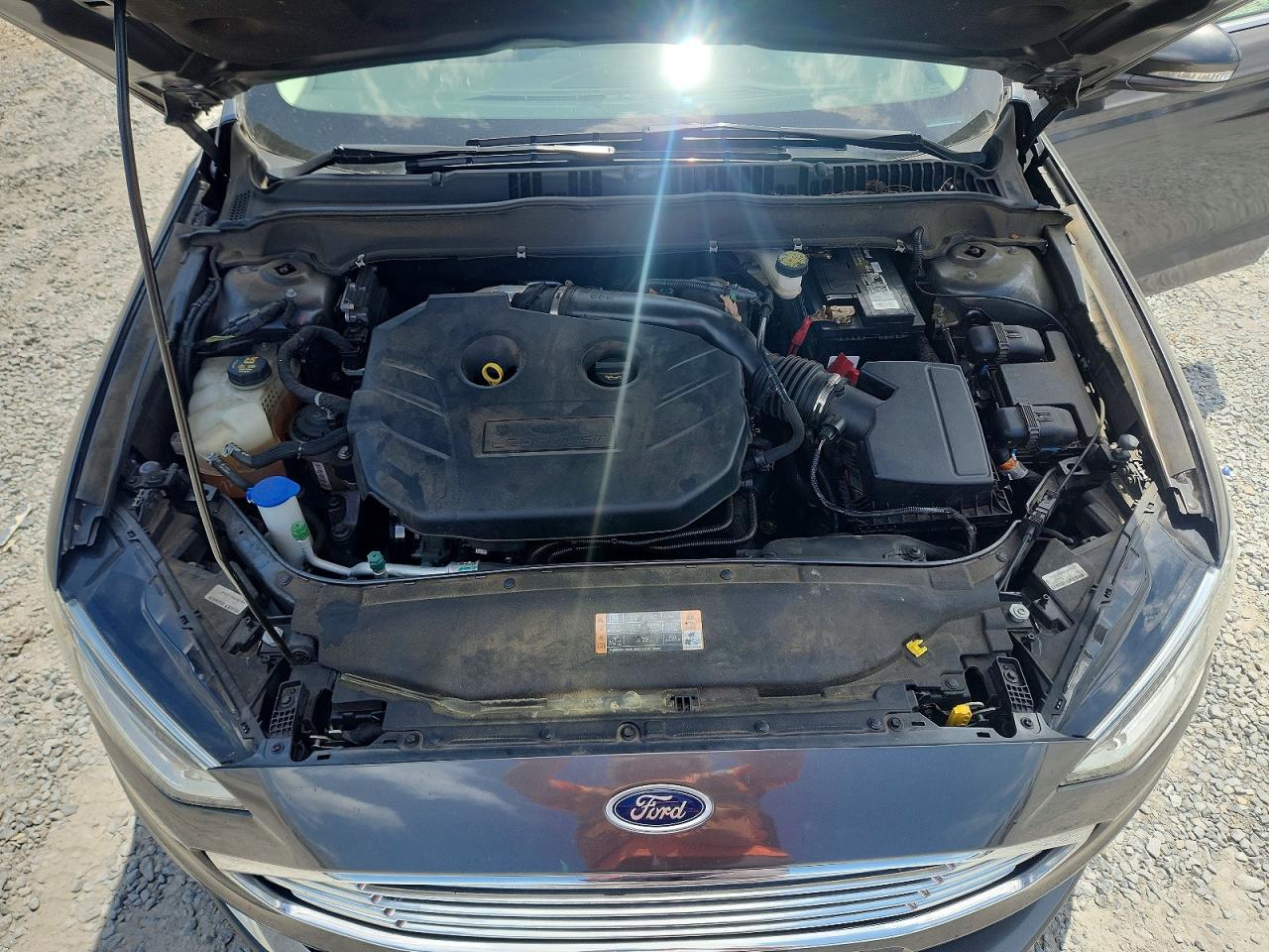 2017 Ford Fusion Titanium Gray vin: 3FA6P0K95HR351716