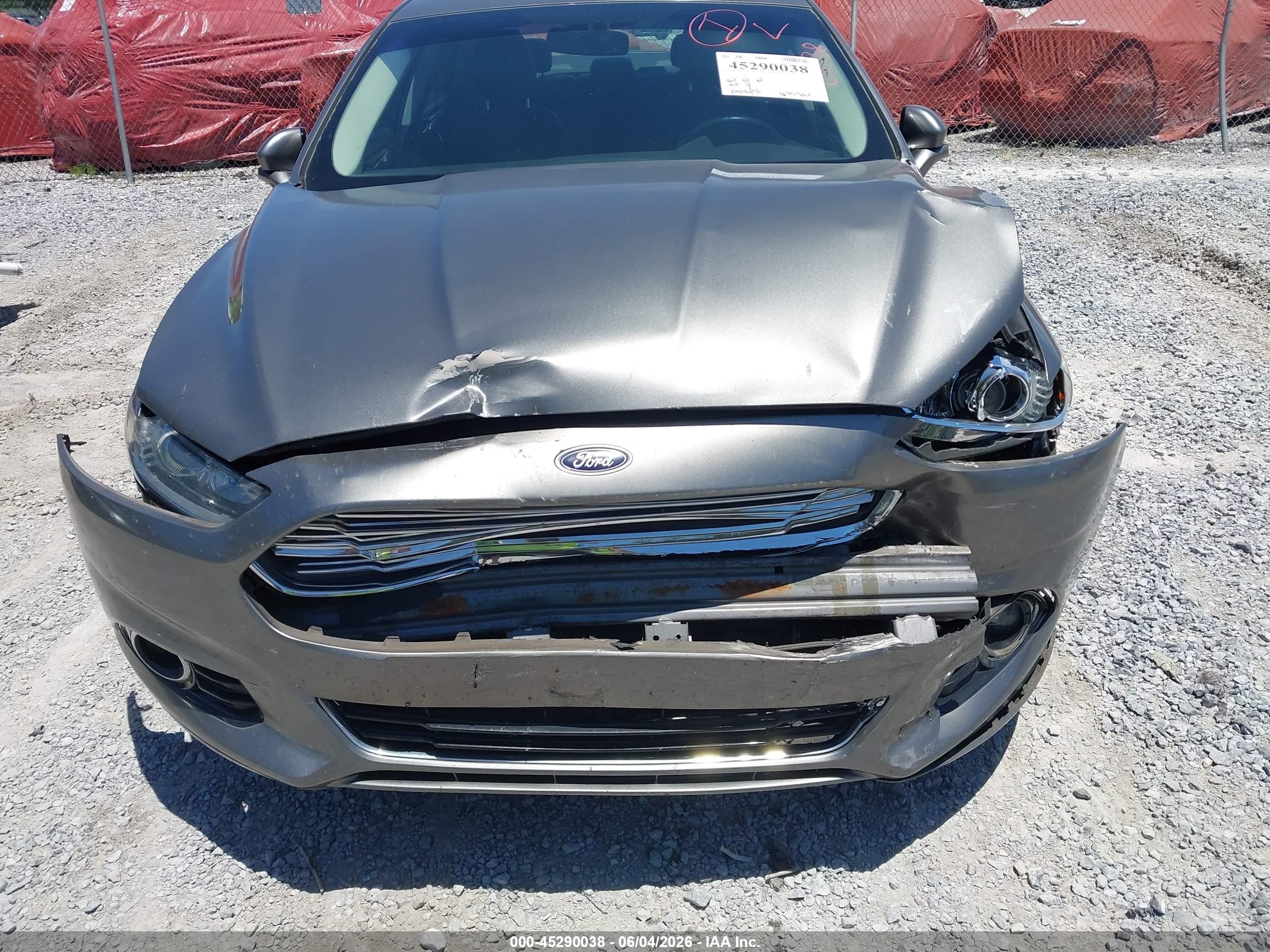 2013 Ford Fusion Titanium Gray vin: 3FA6P0K96DR116882