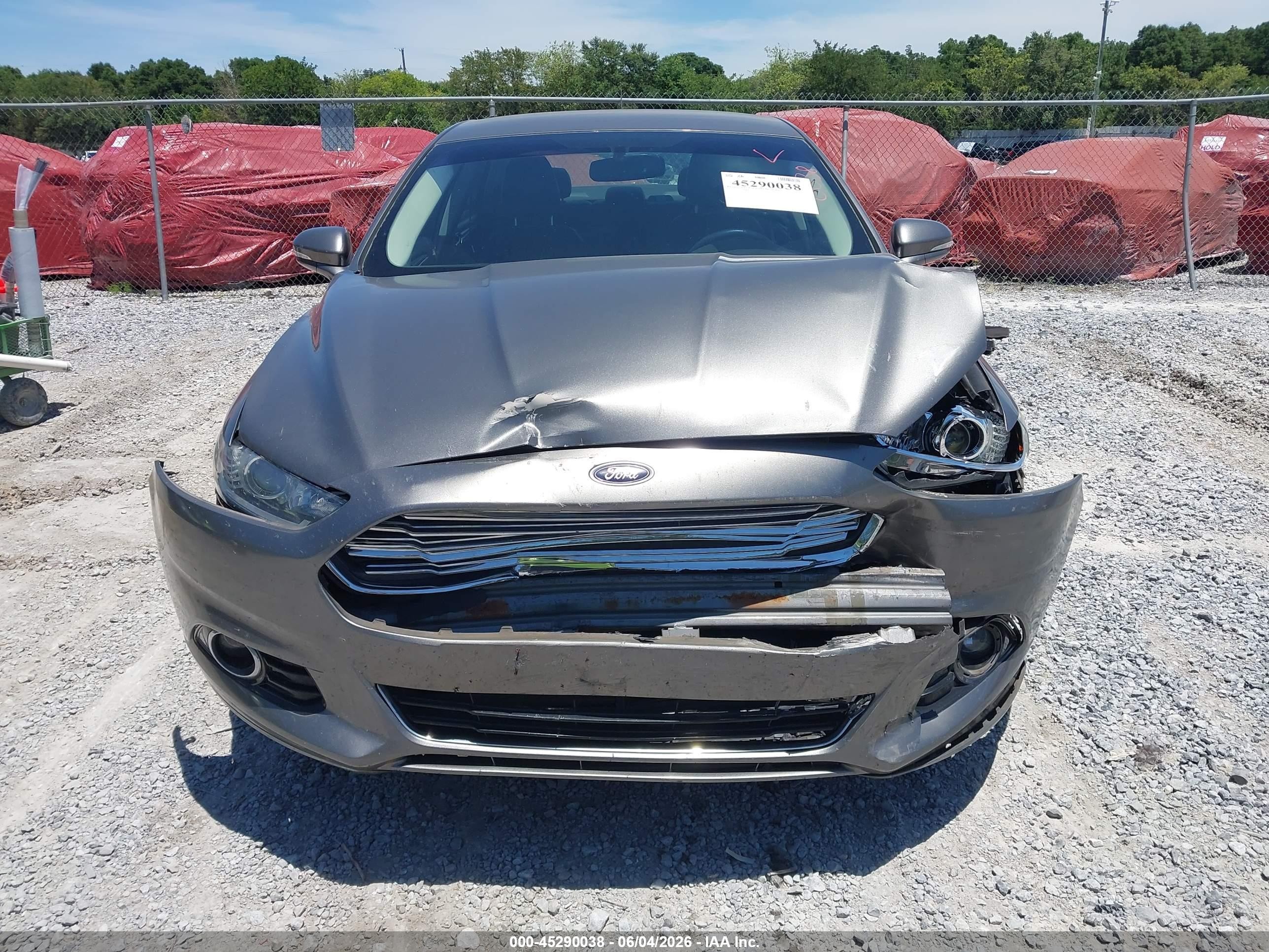 2013 Ford Fusion Titanium Gray vin: 3FA6P0K96DR116882