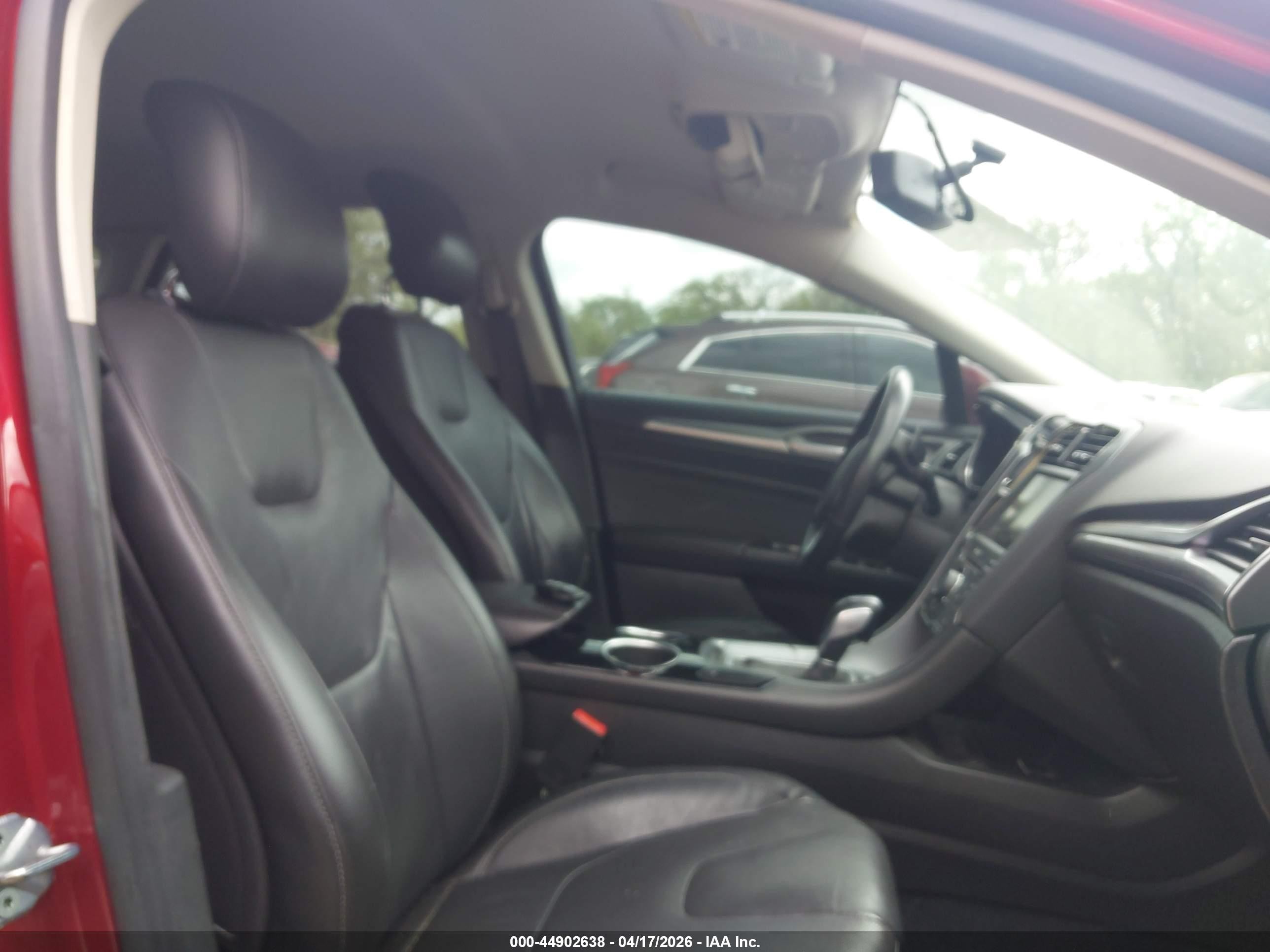 2013 Ford Fusion Titanium Red vin: 3FA6P0K96DR124139