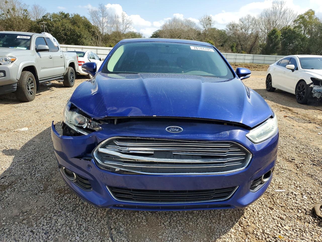 2013 Ford Fusion Titanium Blue vin: 3FA6P0K96DR149333