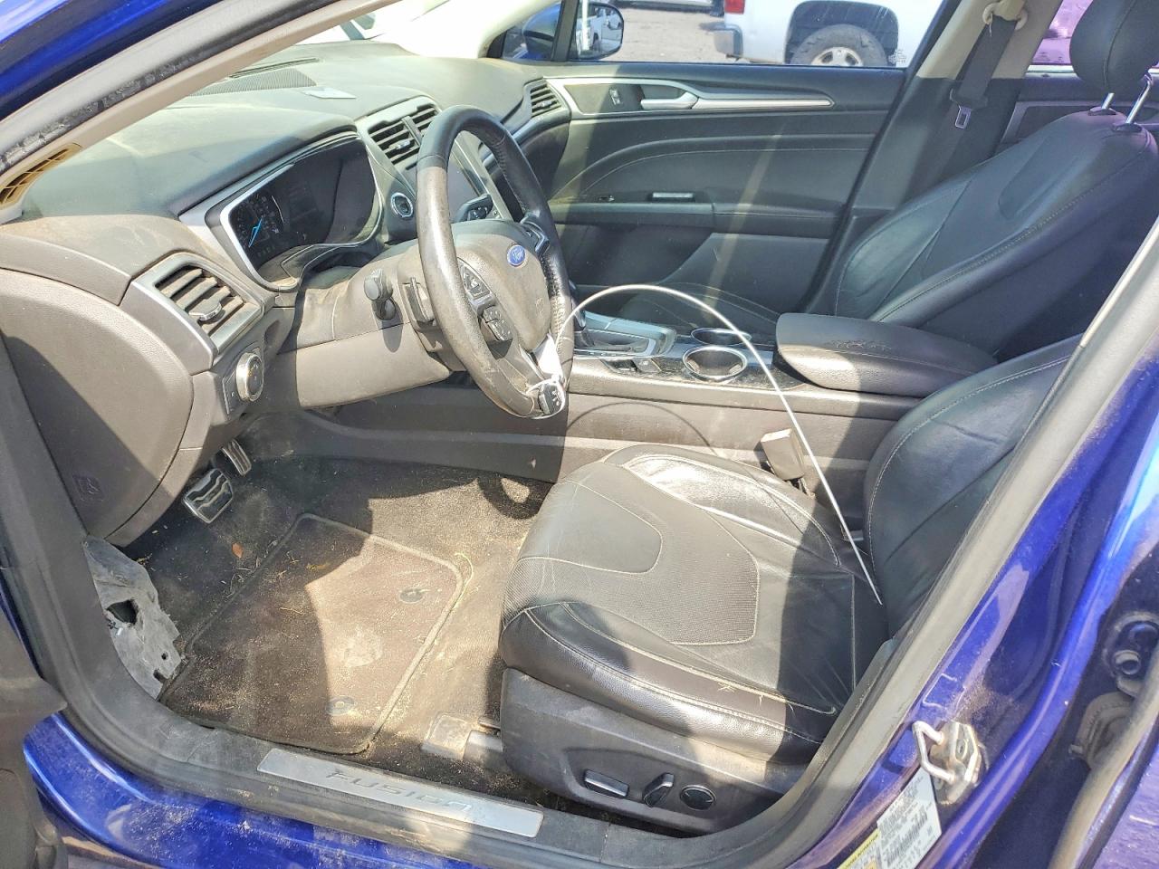 2013 Ford Fusion Titanium Blue vin: 3FA6P0K96DR149333