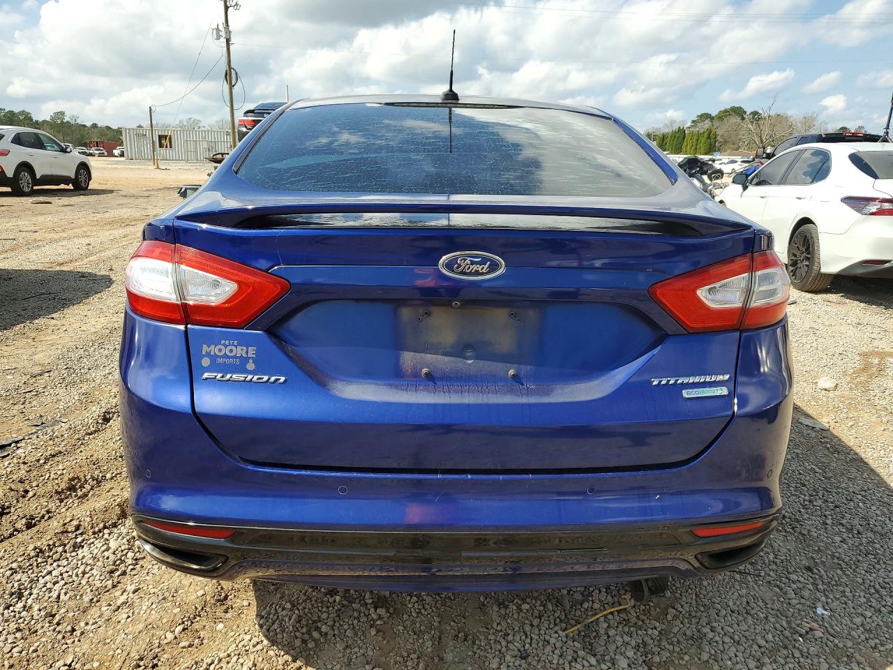 2013 Ford Fusion Titanium Blue vin: 3FA6P0K96DR149333
