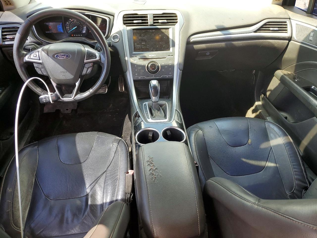 2013 Ford Fusion Titanium Blue vin: 3FA6P0K96DR149333