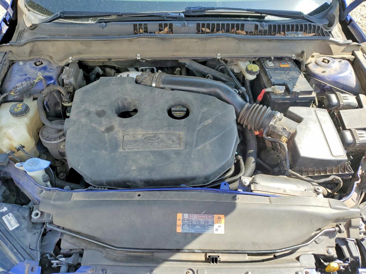 2013 Ford Fusion Titanium Blue vin: 3FA6P0K96DR149333