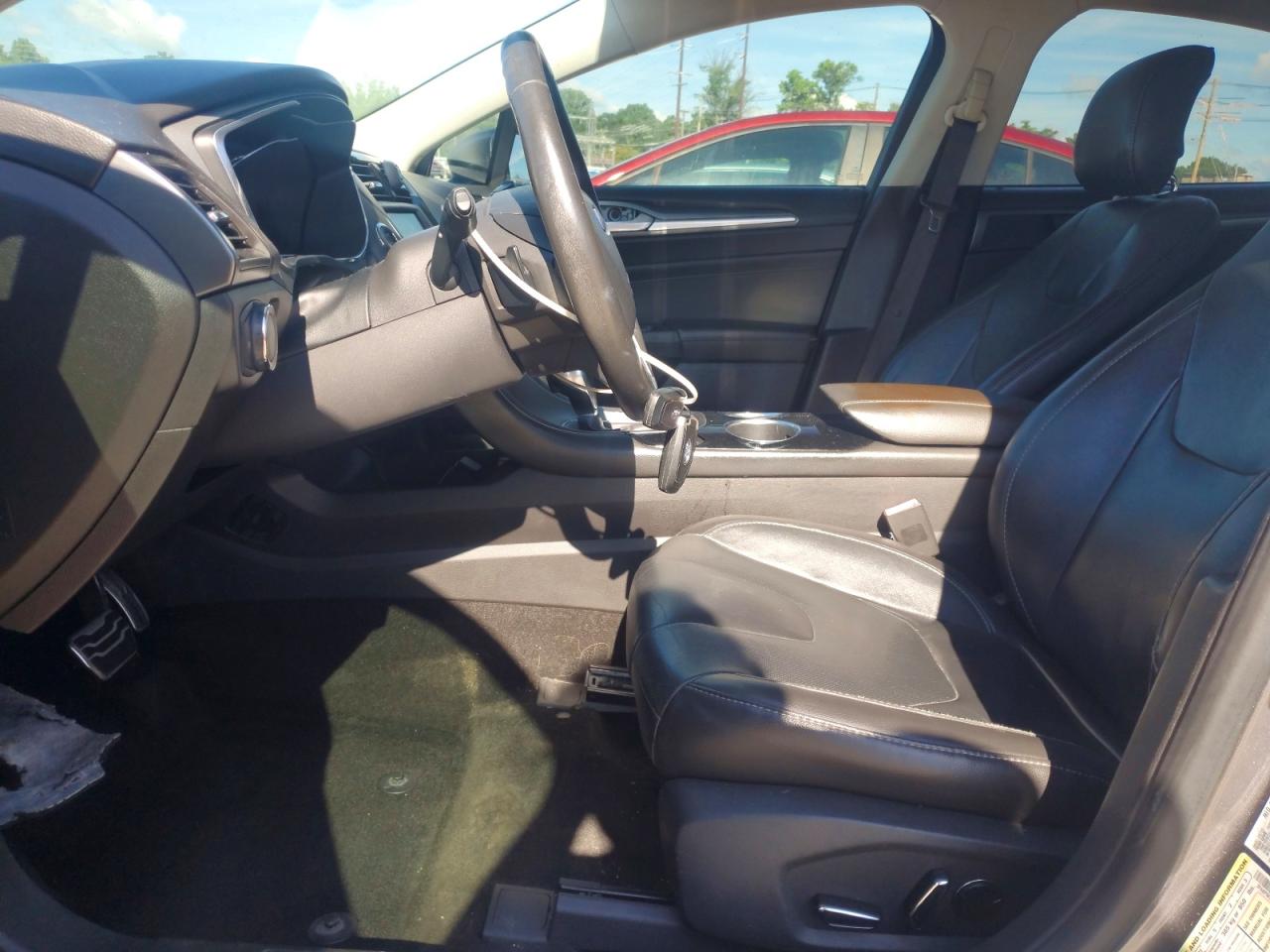 2013 Ford Fusion Titanium Угольный vin: 3FA6P0K96DR199861