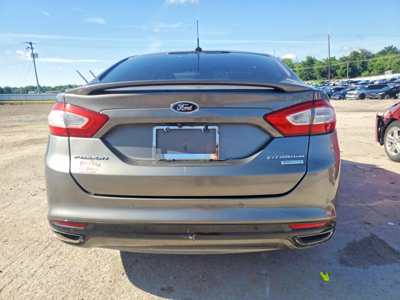2013 Ford Fusion Titanium Угольный vin: 3FA6P0K96DR199861