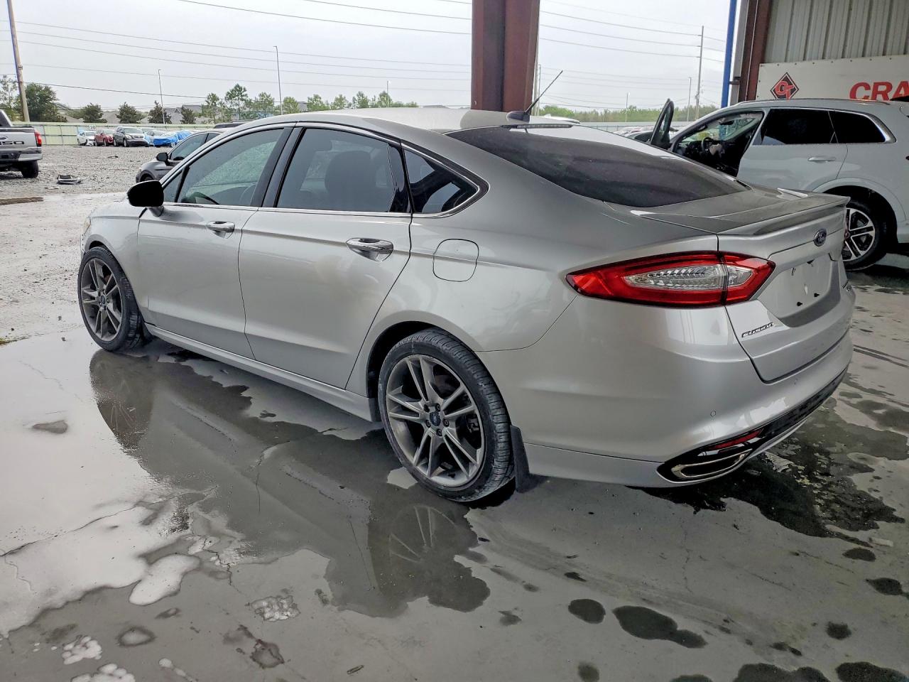 2013 Ford Fusion Titanium Серебряный vin: 3FA6P0K96DR308853