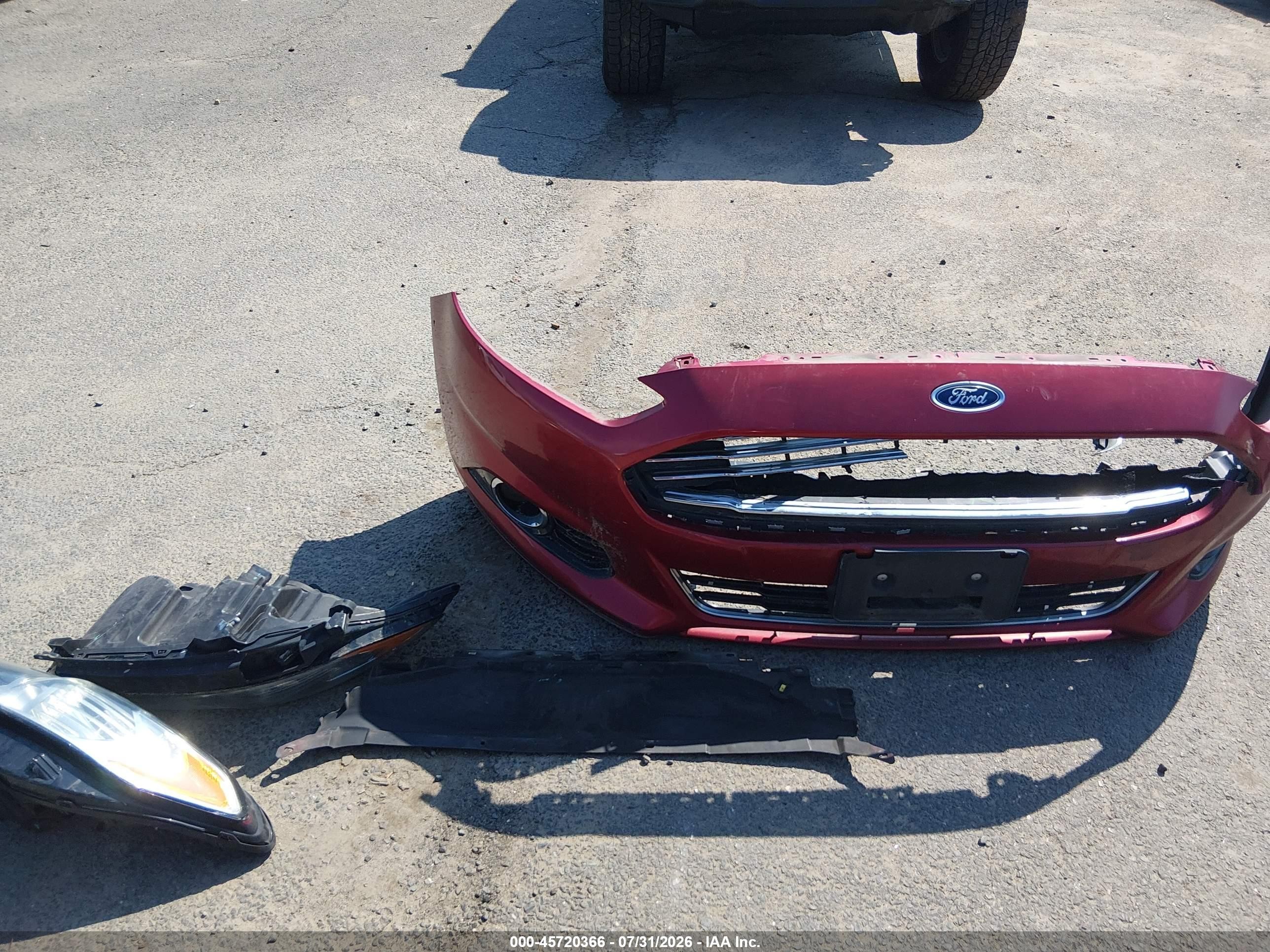 2013 Ford Fusion Titanium Red vin: 3FA6P0K96DR335115
