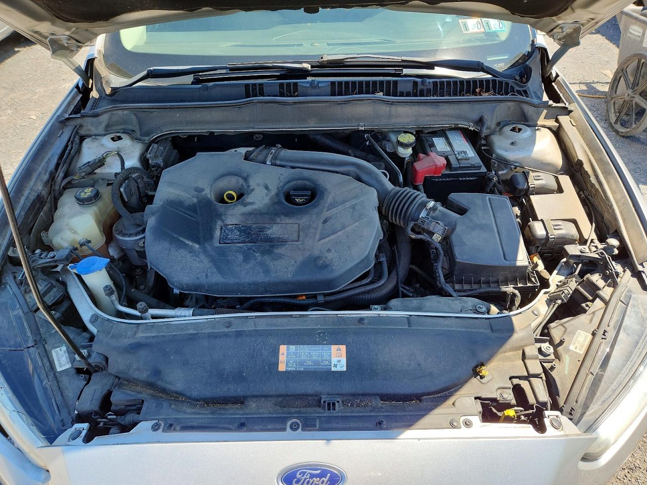 2013 Ford Fusion Titanium Silver vin: 3FA6P0K96DR374898