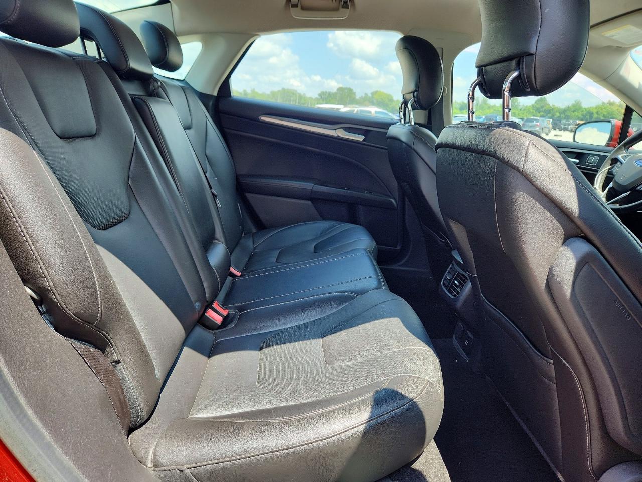 2014 Ford Fusion Titanium Red vin: 3FA6P0K96ER124014