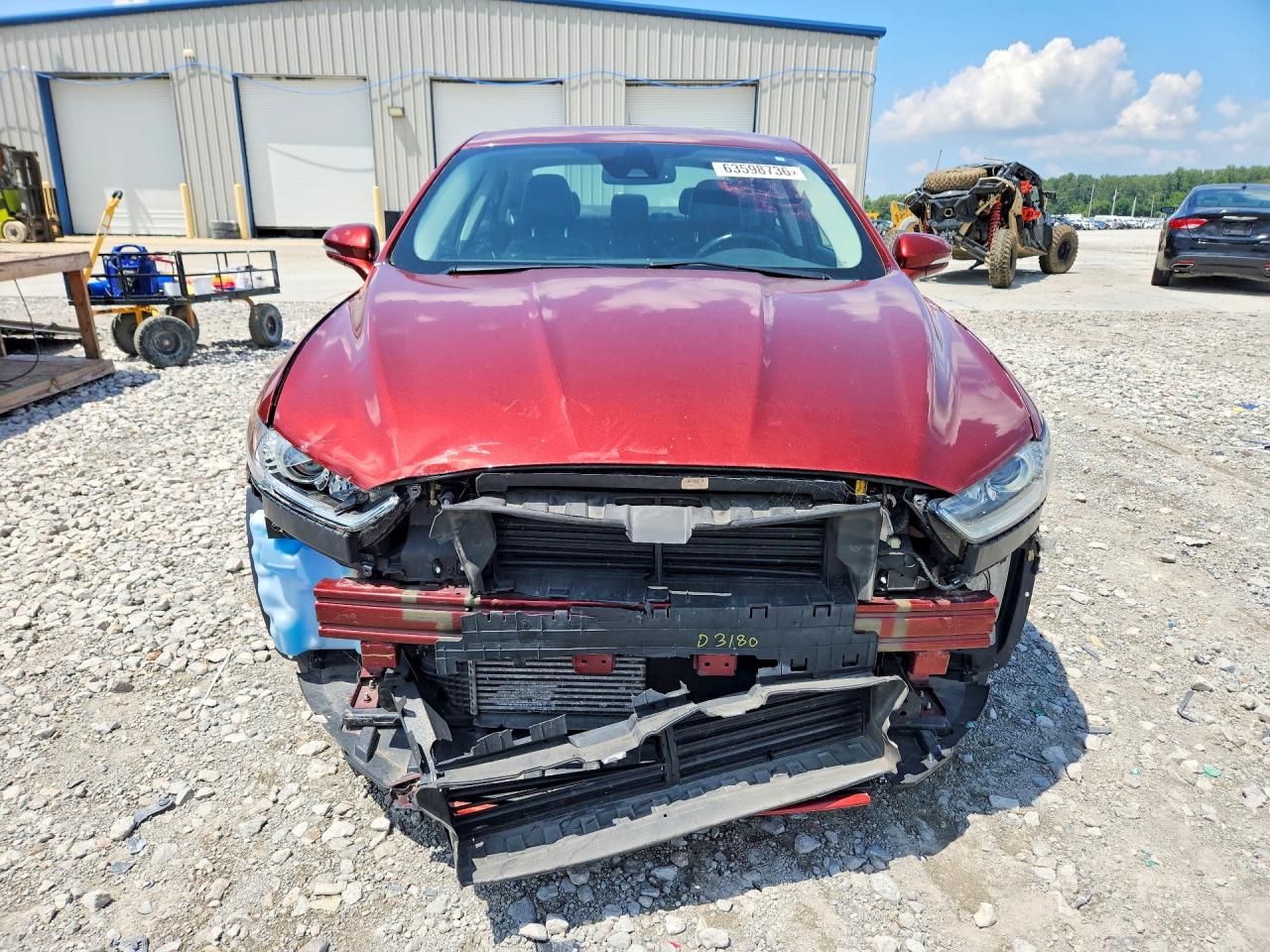 2014 Ford Fusion Titanium Red vin: 3FA6P0K96ER124014