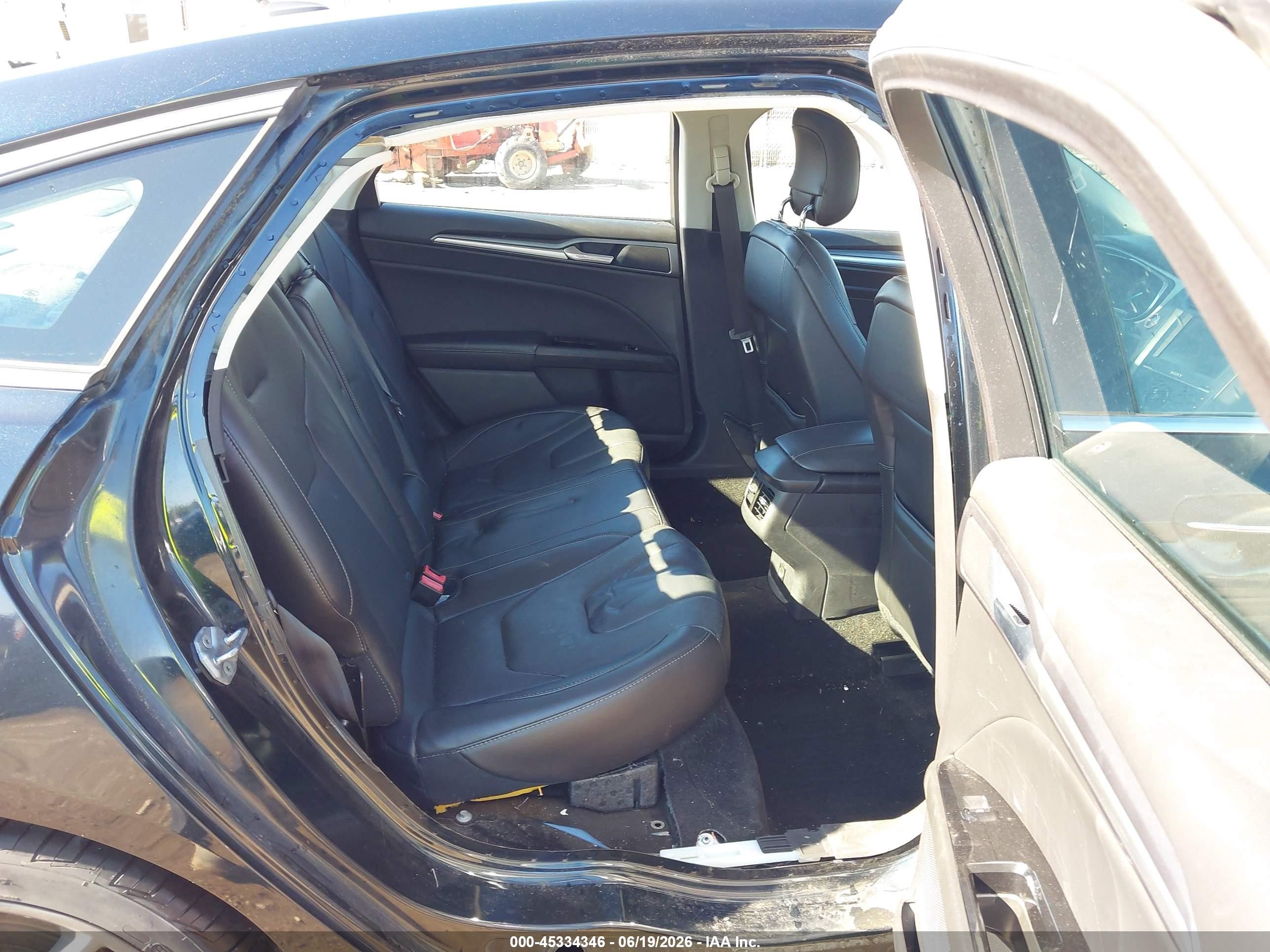 2014 Ford Fusion Titanium Black vin: 3FA6P0K96ER200217