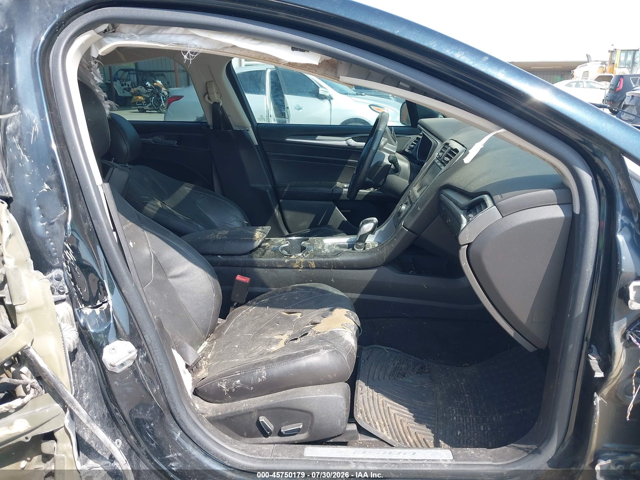 2014 Ford Fusion Titanium Black vin: 3FA6P0K96ER201397