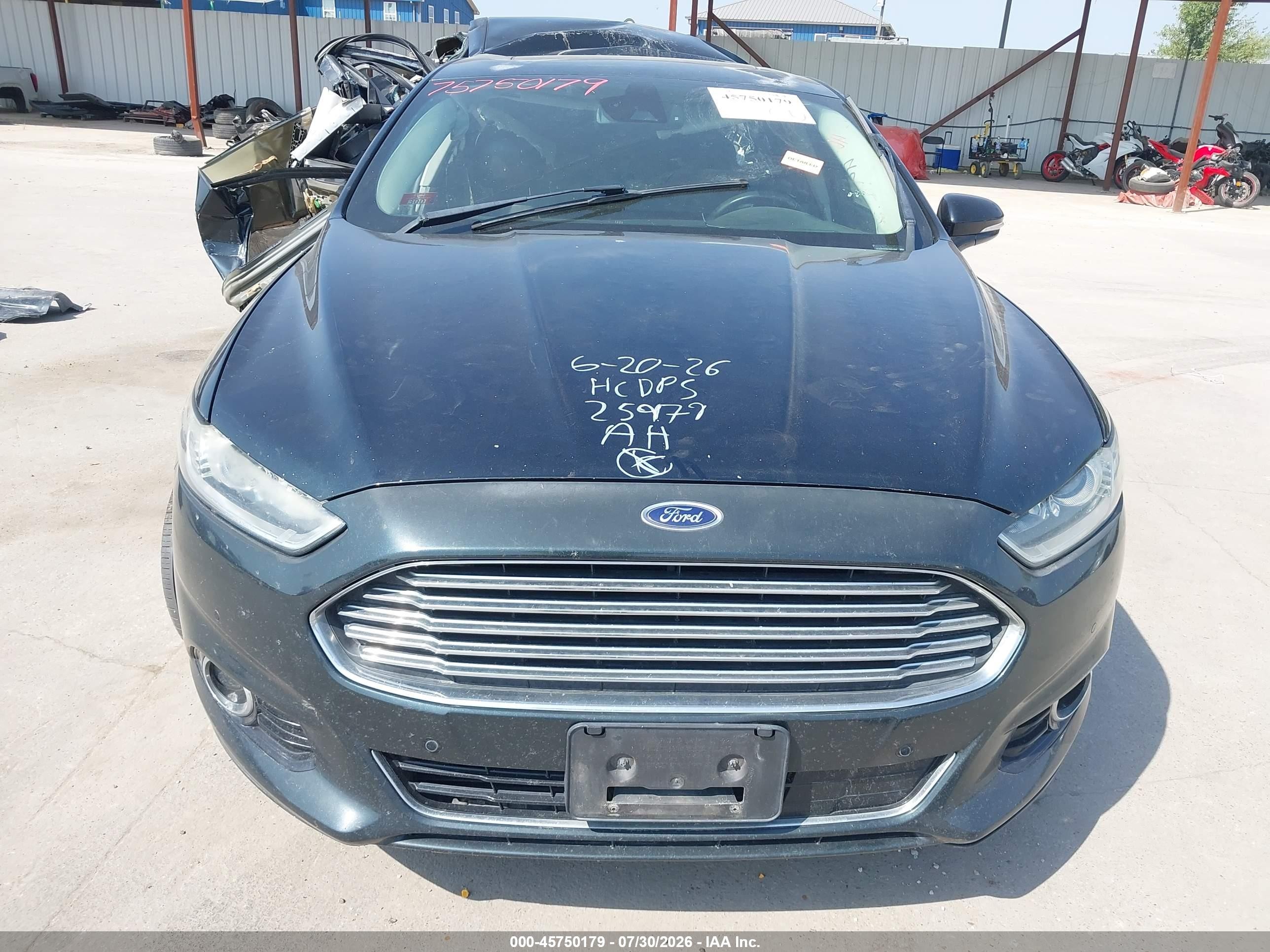 2014 Ford Fusion Titanium Black vin: 3FA6P0K96ER201397
