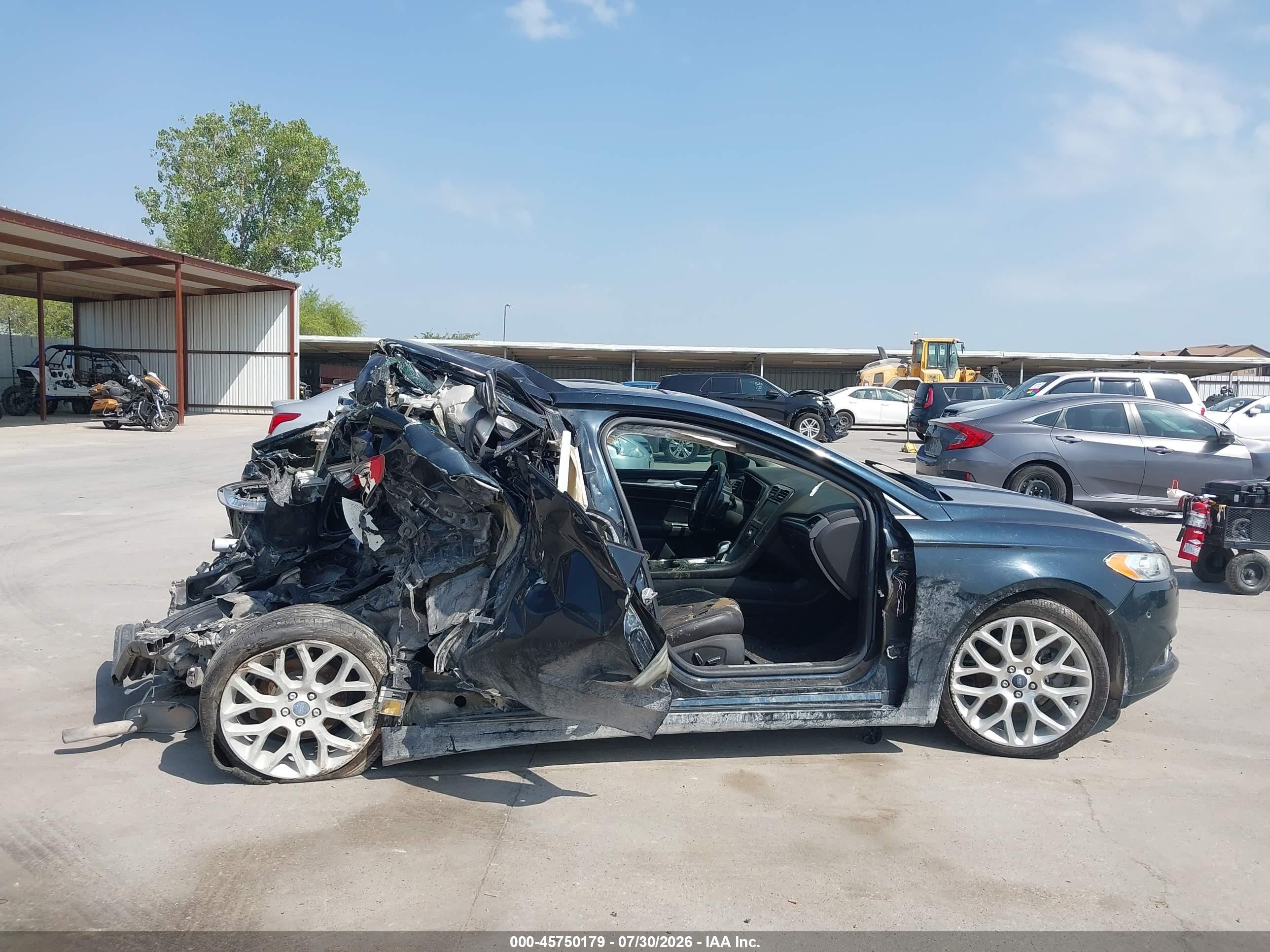 2014 Ford Fusion Titanium Black vin: 3FA6P0K96ER201397