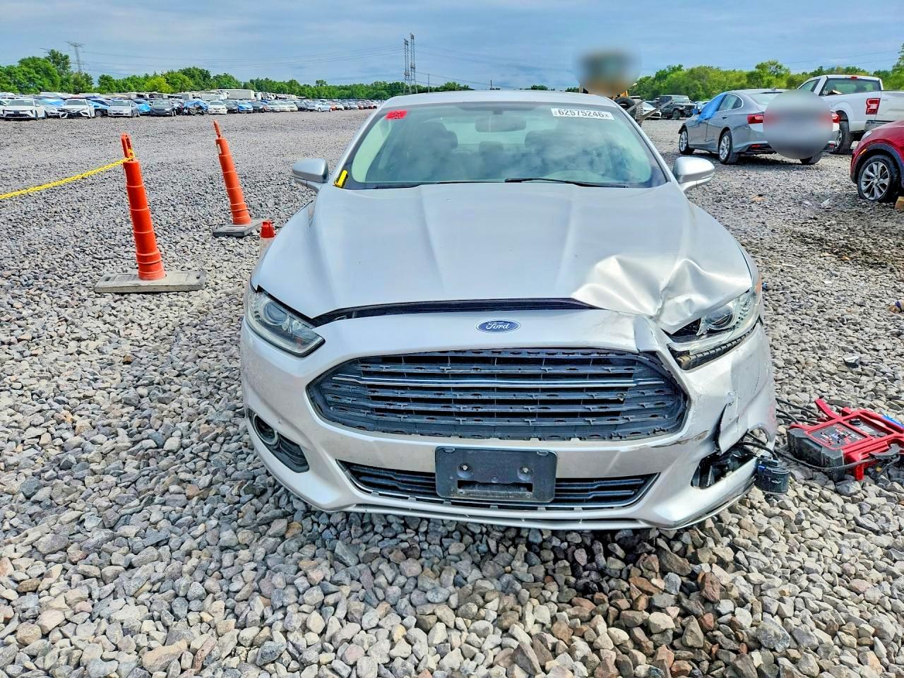 2014 Ford Fusion Titanium Silver vin: 3FA6P0K96ER218670