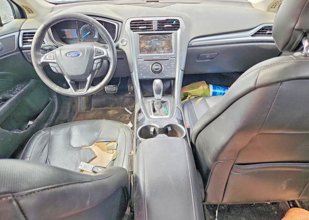 2014 Ford Fusion Titanium Silver vin: 3FA6P0K96ER218670