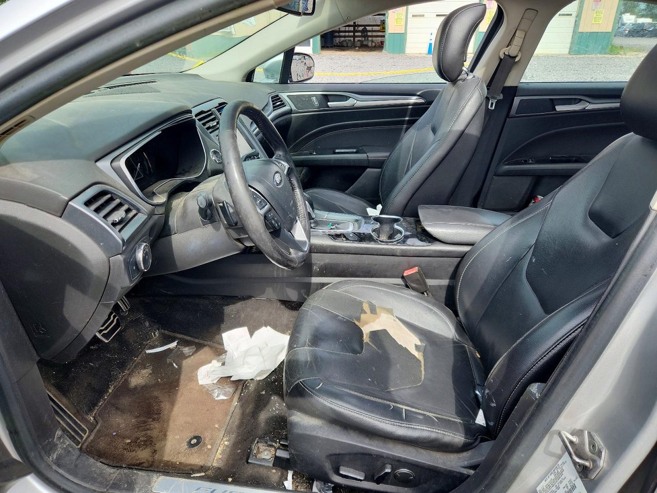 2014 Ford Fusion Titanium Silver vin: 3FA6P0K96ER218670