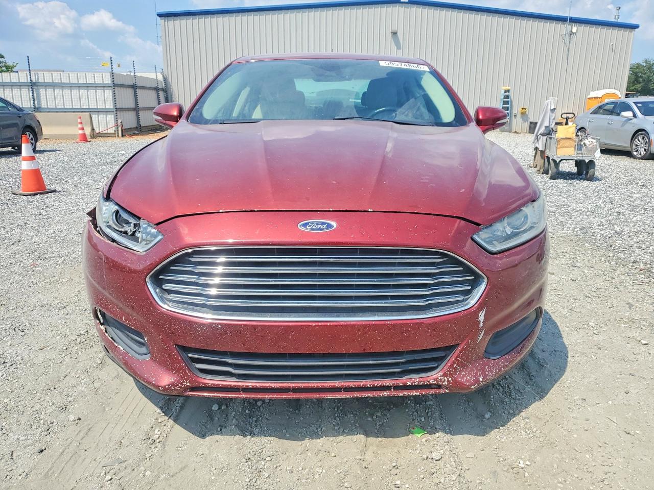 2014 Ford Fusion Titanium Red vin: 3FA6P0K96ER239339
