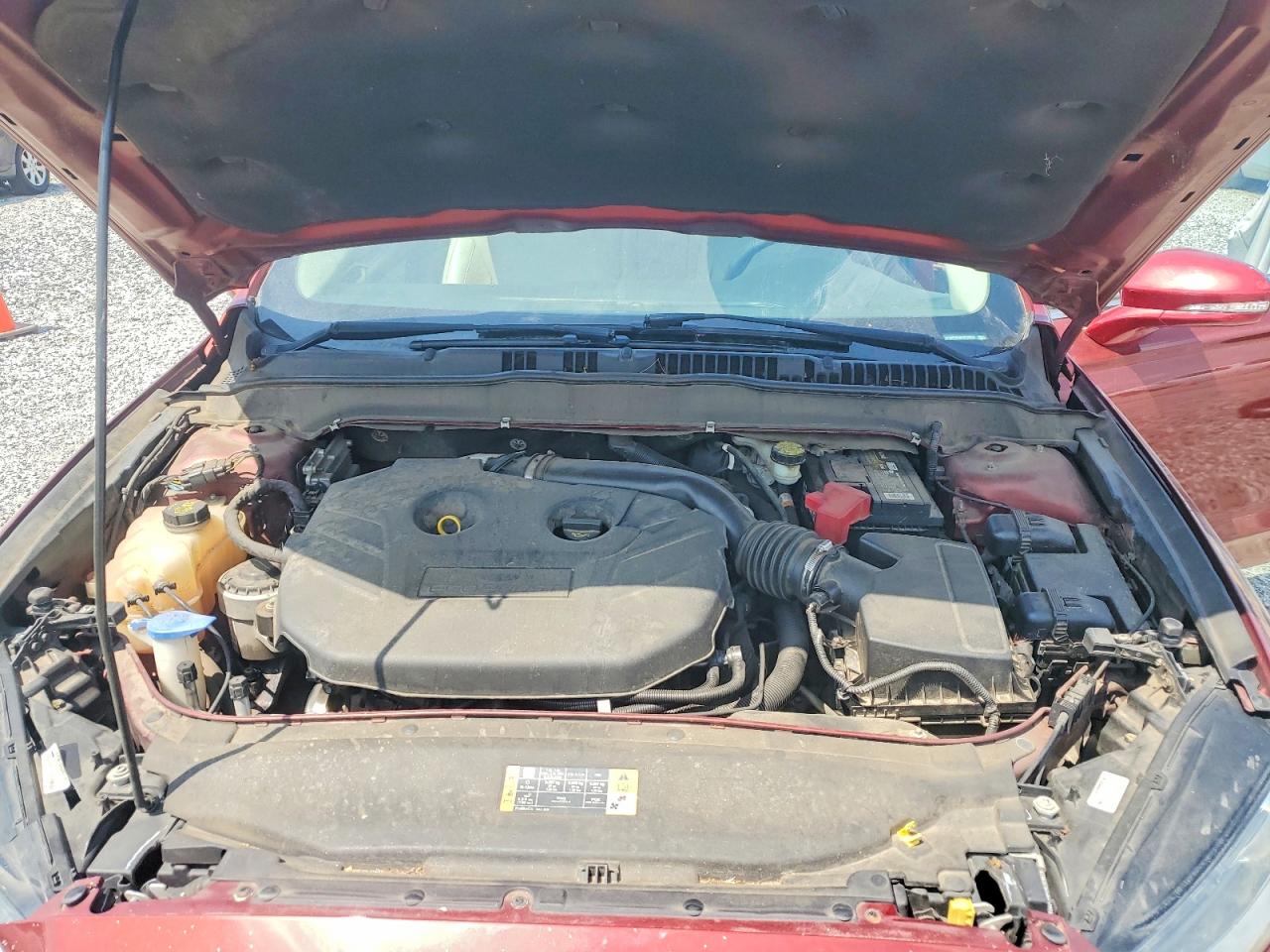 2014 Ford Fusion Titanium Red vin: 3FA6P0K96ER239339
