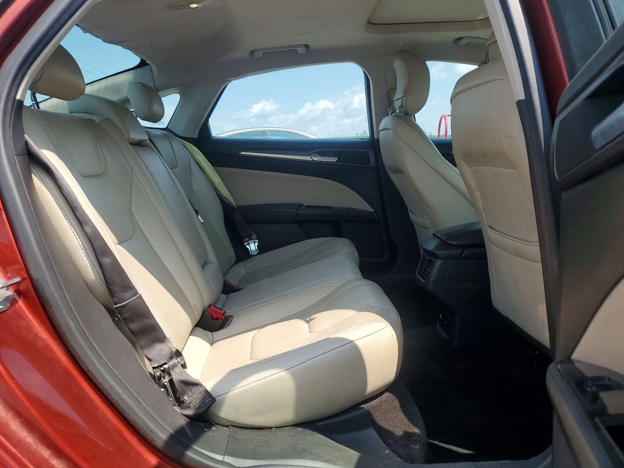 2014 Ford Fusion Titanium Red vin: 3FA6P0K96ER239339