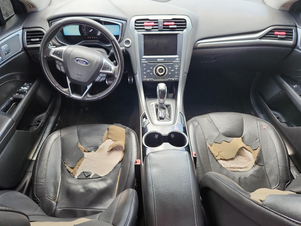 2014 Ford Fusion Titanium Серый vin: 3FA6P0K96ER271370