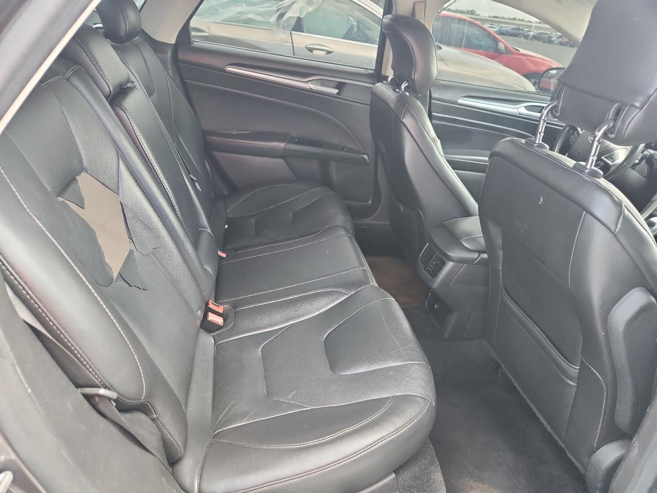 2014 Ford Fusion Titanium Серый vin: 3FA6P0K96ER271370