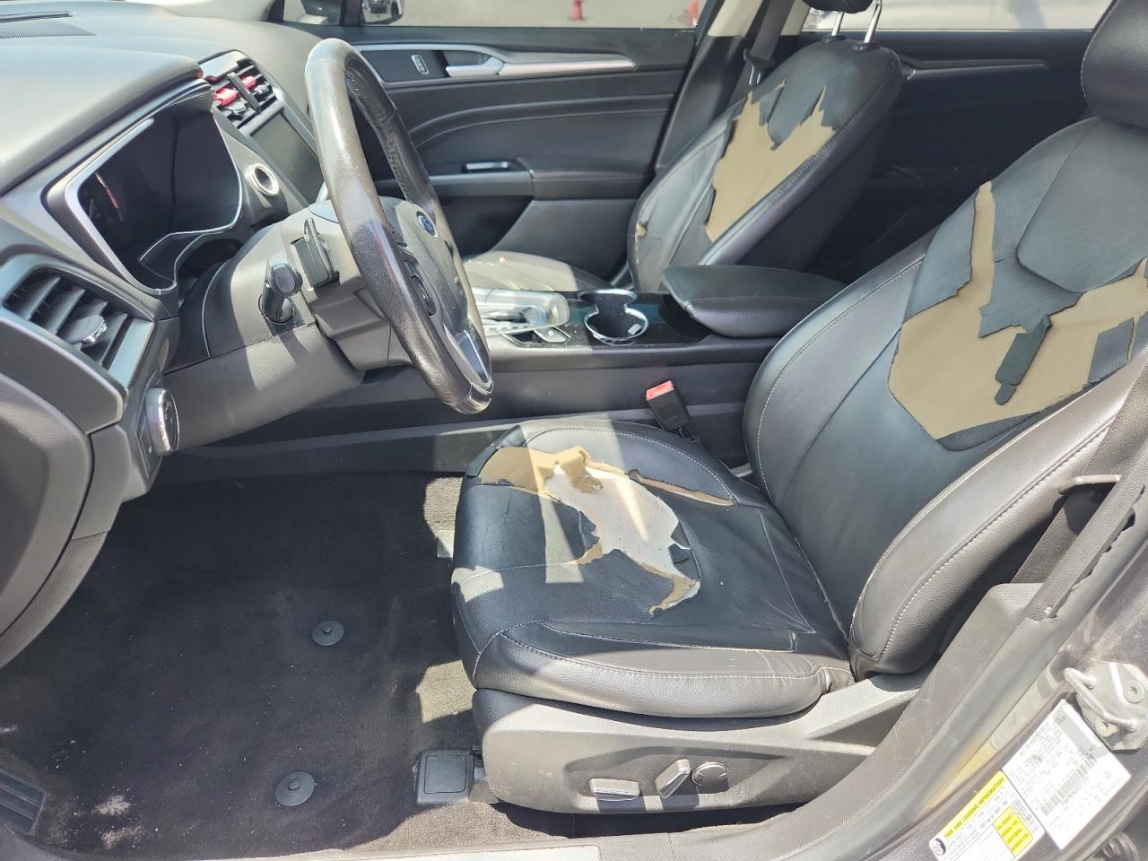 2014 Ford Fusion Titanium Серый vin: 3FA6P0K96ER271370