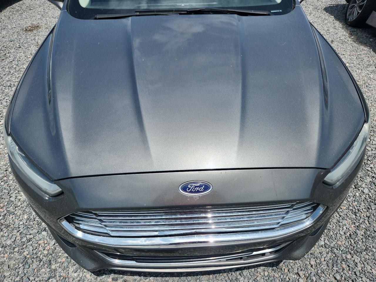2014 Ford Fusion Titanium Серый vin: 3FA6P0K96ER271370