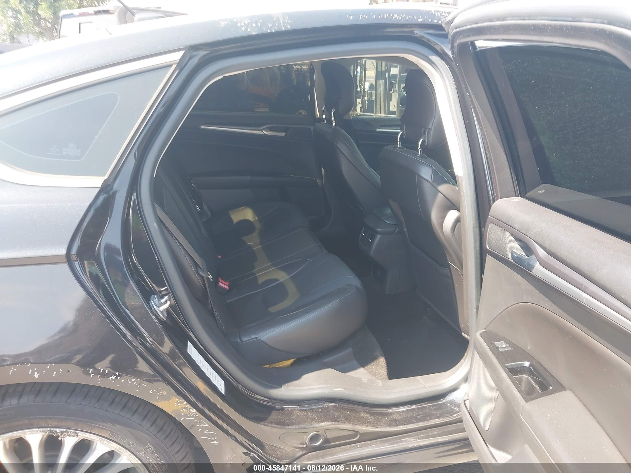 2014 Ford Fusion Titanium Черный vin: 3FA6P0K96ER360808
