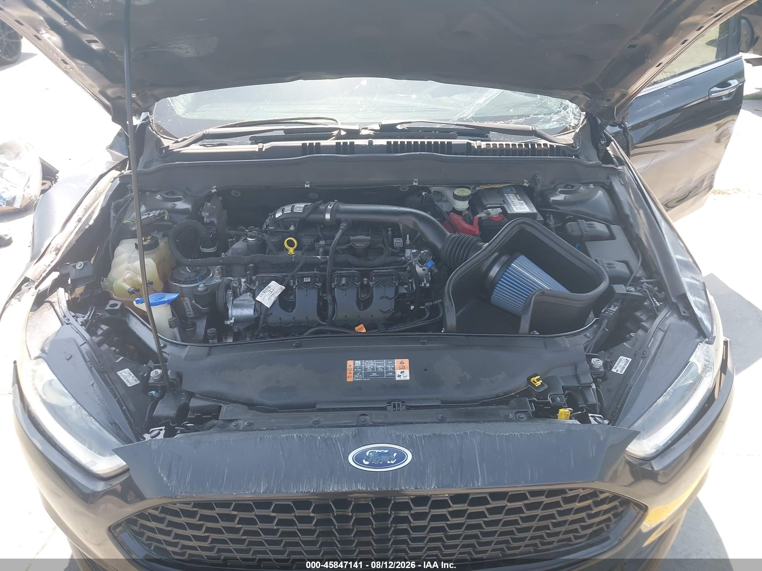 2014 Ford Fusion Titanium Черный vin: 3FA6P0K96ER360808