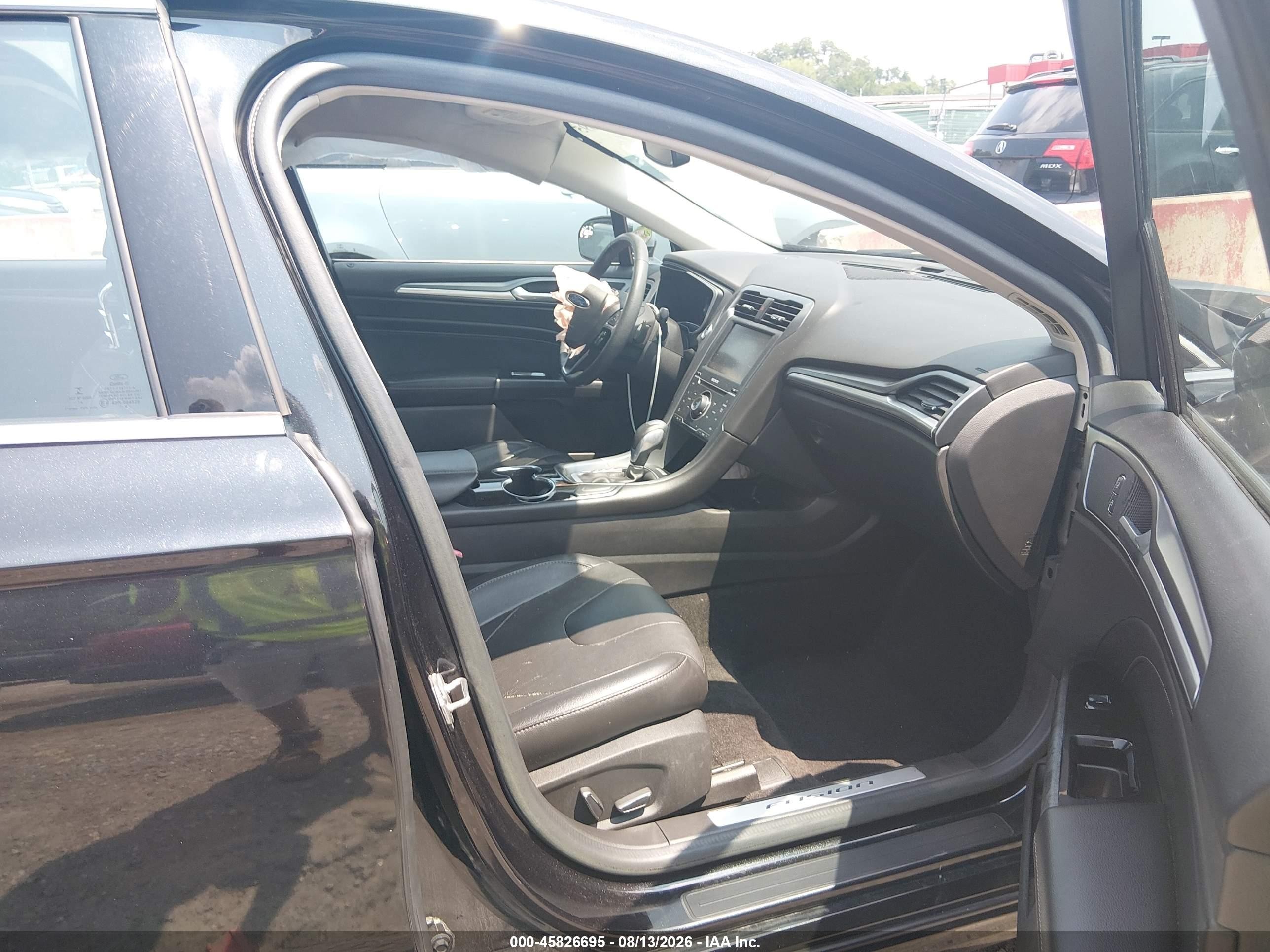 2014 Ford Fusion Titanium Черный vin: 3FA6P0K96ER380850