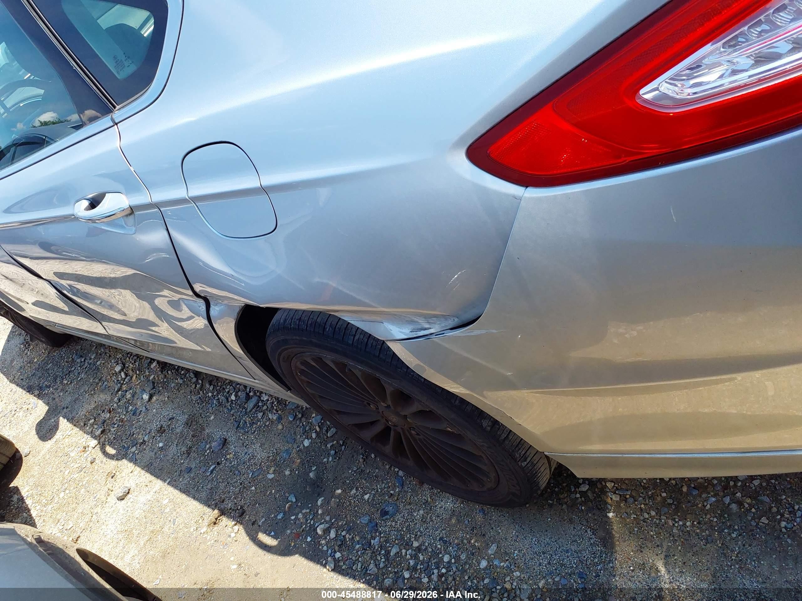 2014 Ford Fusion Titanium Silver vin: 3FA6P0K96ER382162