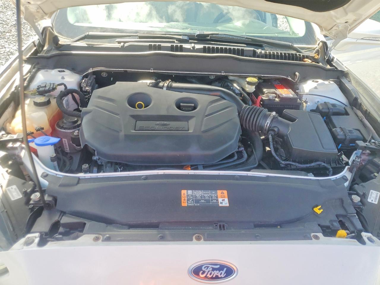 2014 Ford Fusion Titanium Белый vin: 3FA6P0K96ER387488