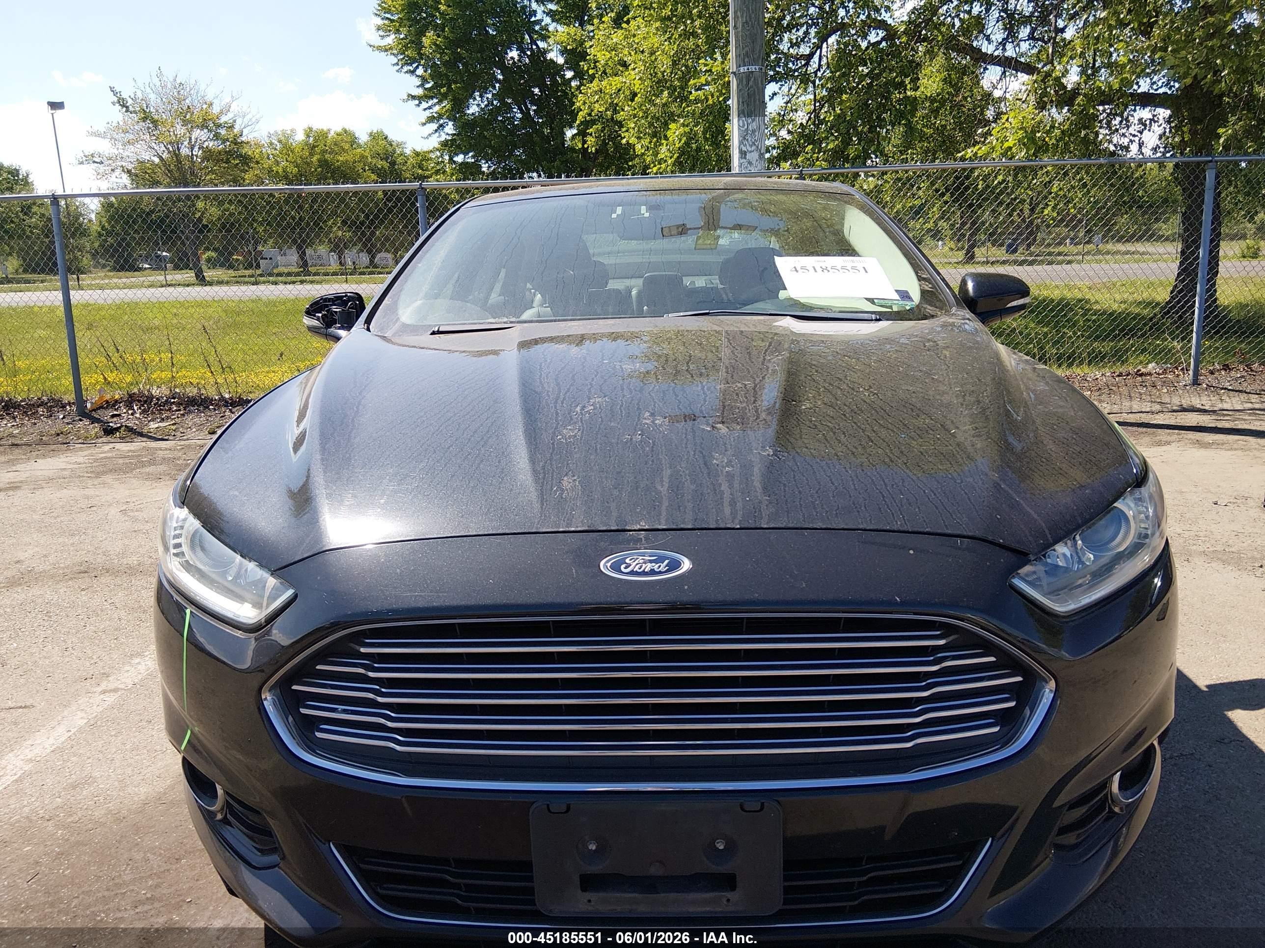 2015 Ford Fusion Titanium Black vin: 3FA6P0K96FR217455