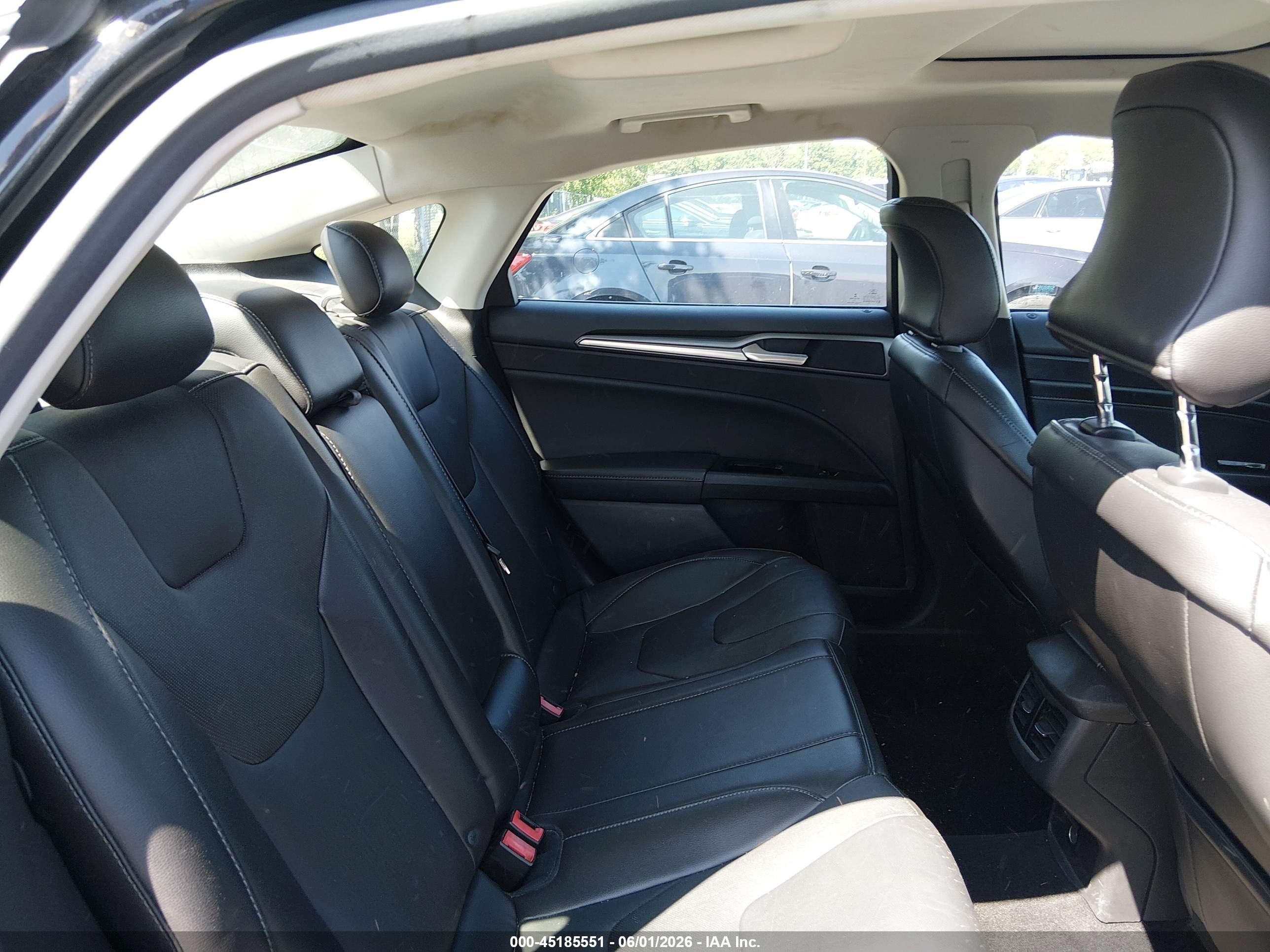 2015 Ford Fusion Titanium Black vin: 3FA6P0K96FR217455