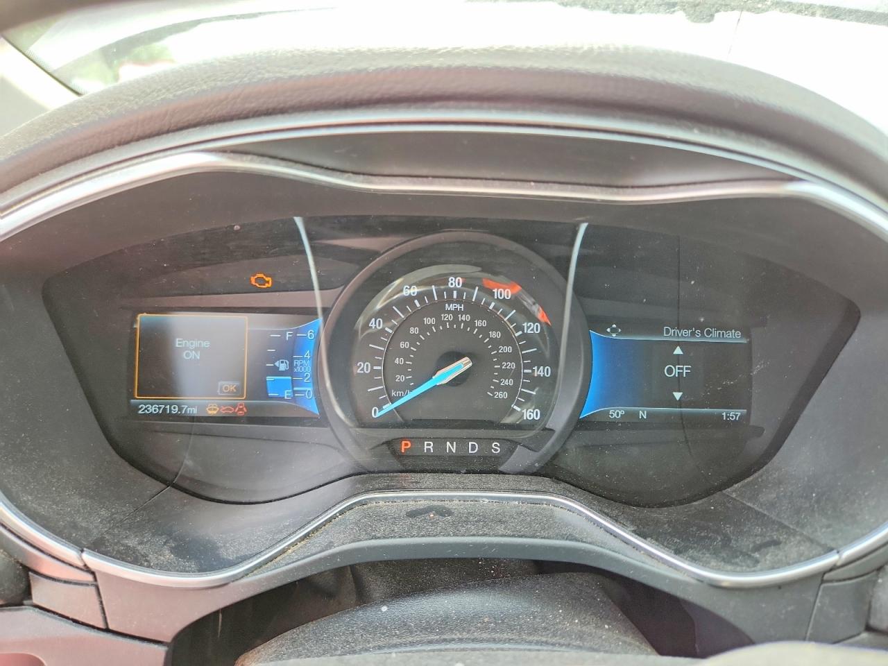 2015 Ford Fusion Titanium Угольный vin: 3FA6P0K96FR277462