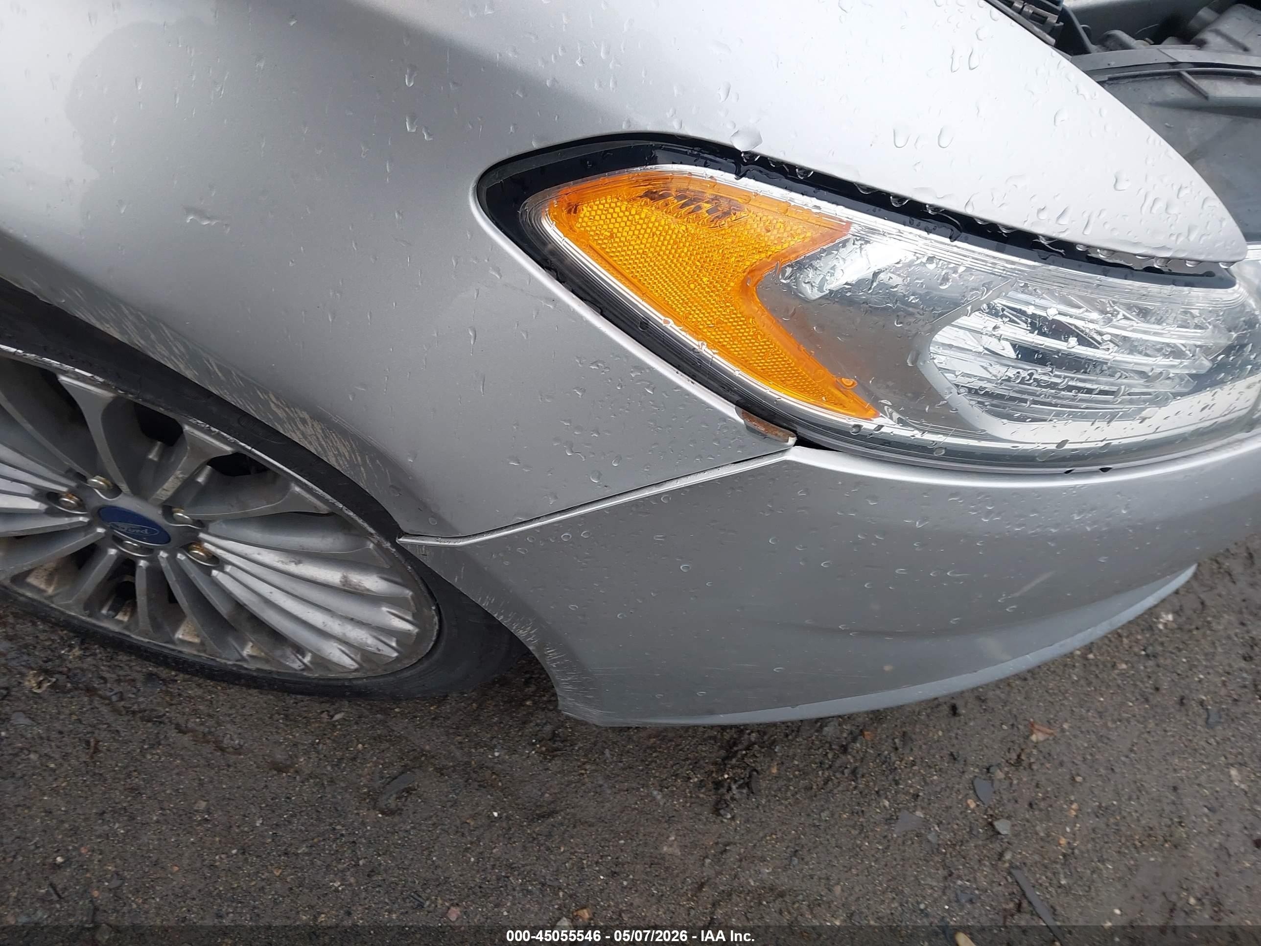 2016 Ford Fusion Titanium Silver vin: 3FA6P0K96GR179968