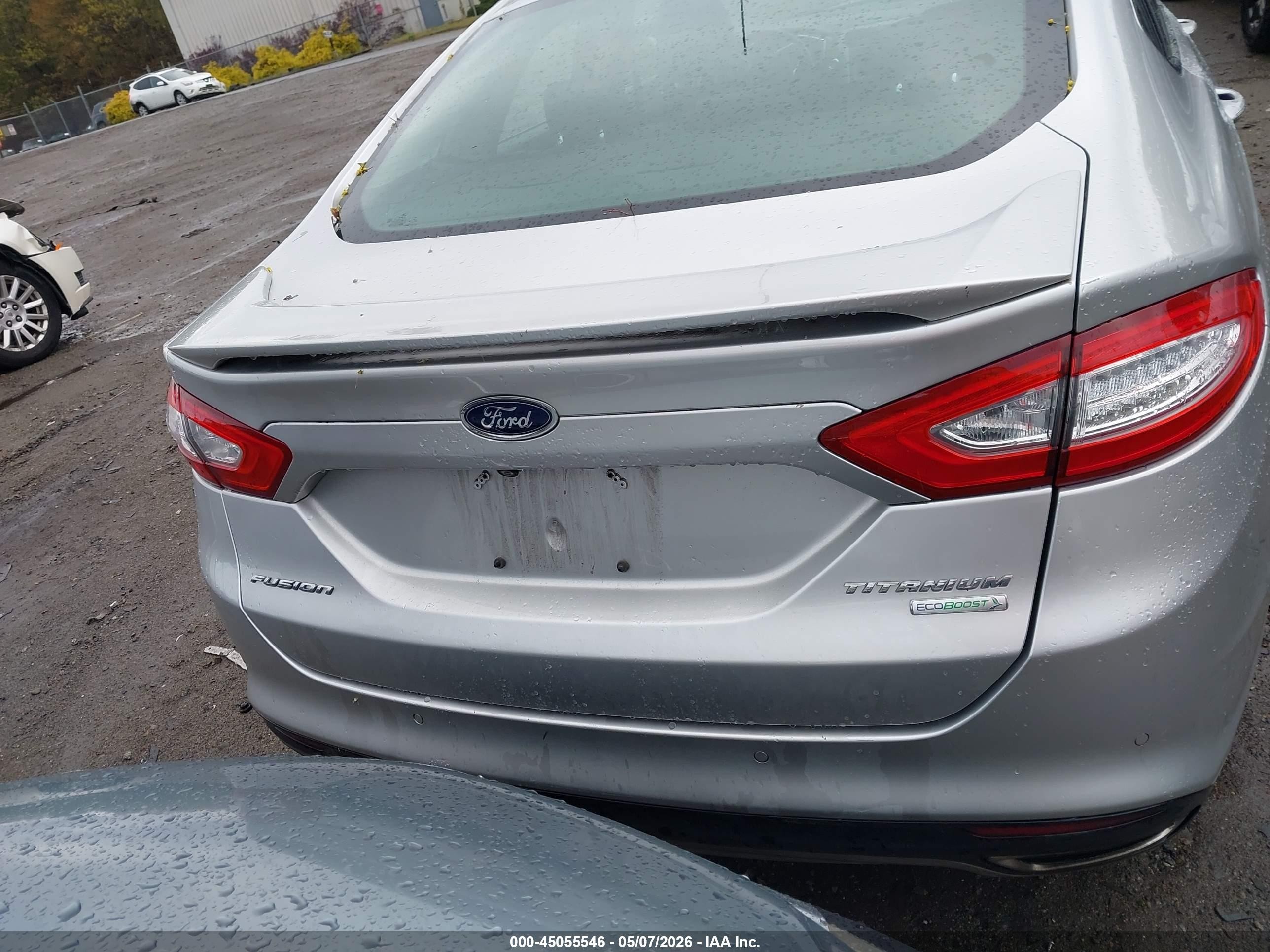 2016 Ford Fusion Titanium Silver vin: 3FA6P0K96GR179968