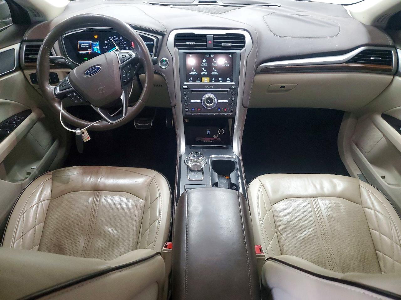 2017 Ford Fusion Titanium Gray vin: 3FA6P0K96HR402012