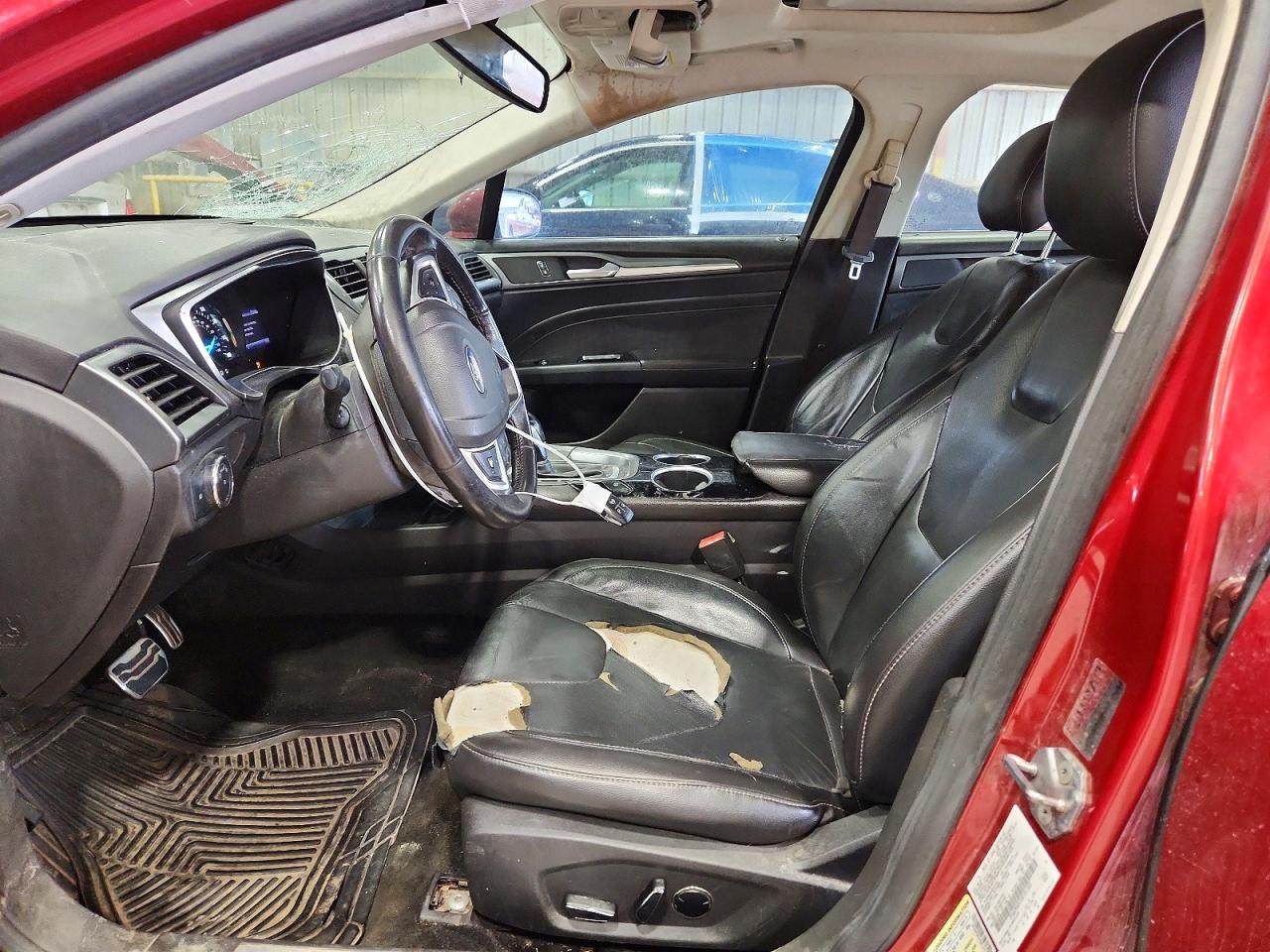 2013 Ford Fusion Titanium Burgundy vin: 3FA6P0K97DR101503