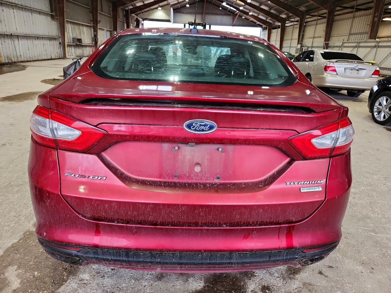 2013 Ford Fusion Titanium Burgundy vin: 3FA6P0K97DR101503