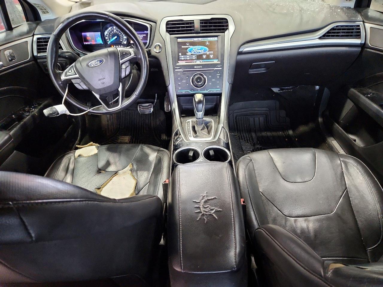 2013 Ford Fusion Titanium Burgundy vin: 3FA6P0K97DR101503