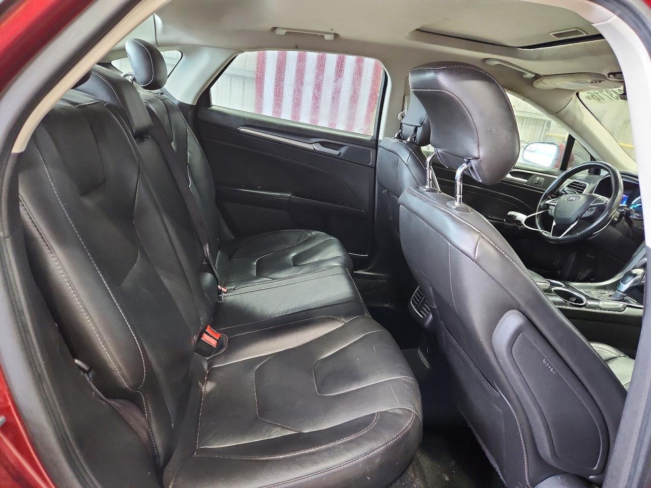 2013 Ford Fusion Titanium Burgundy vin: 3FA6P0K97DR101503