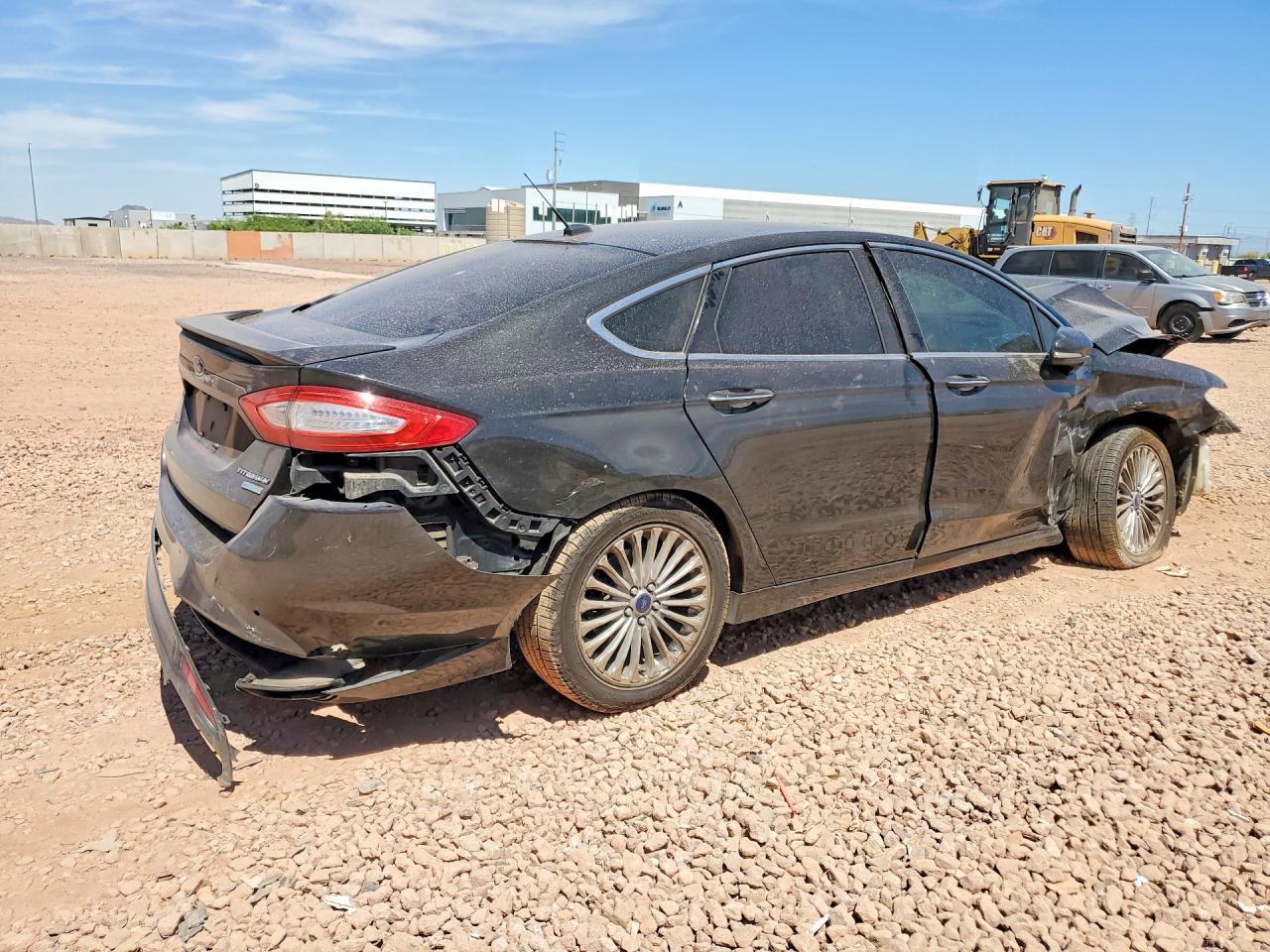 2013 Ford Fusion Titanium Black vin: 3FA6P0K97DR114932