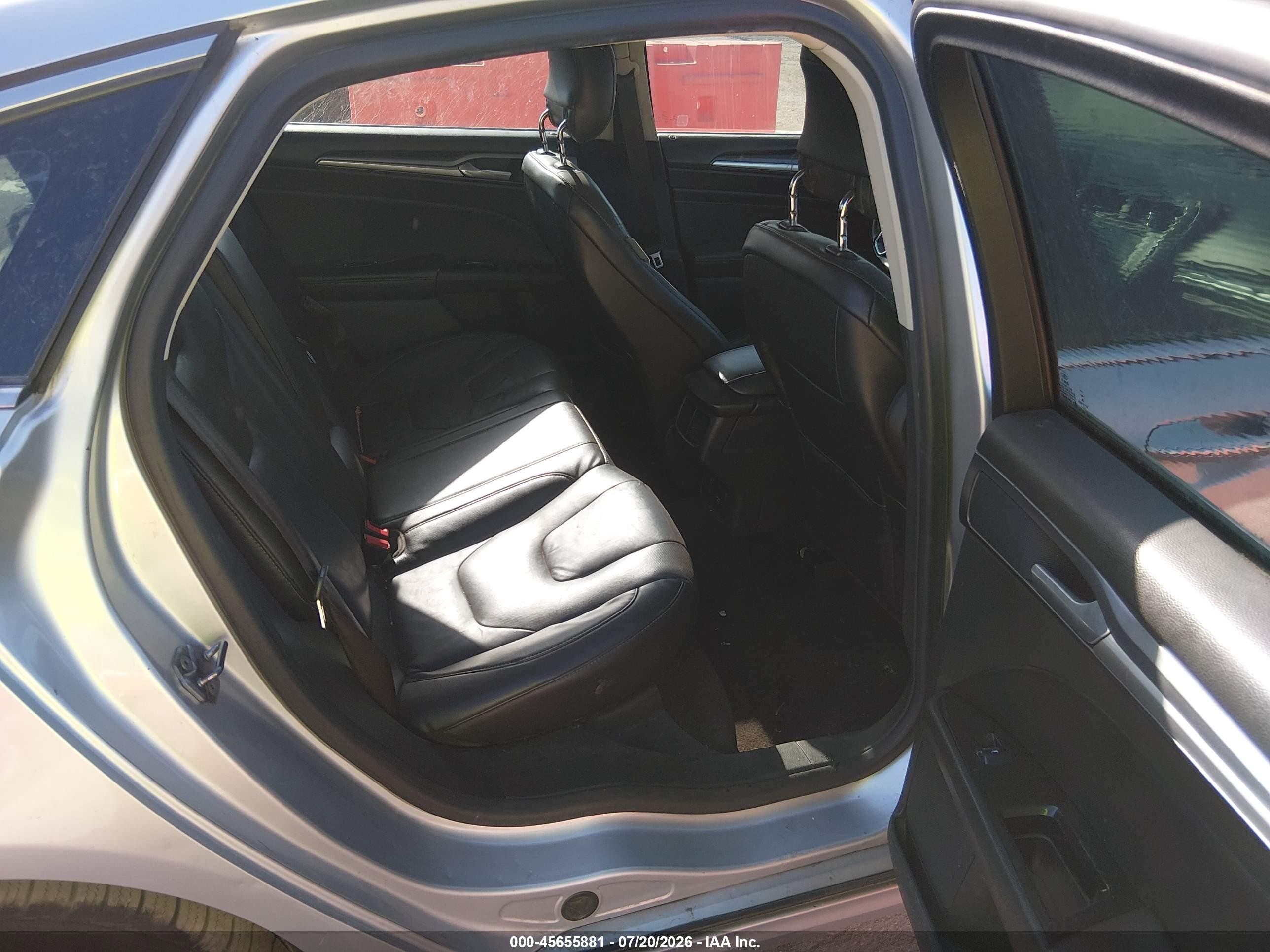2013 Ford Fusion Titanium Silver vin: 3FA6P0K97DR241776