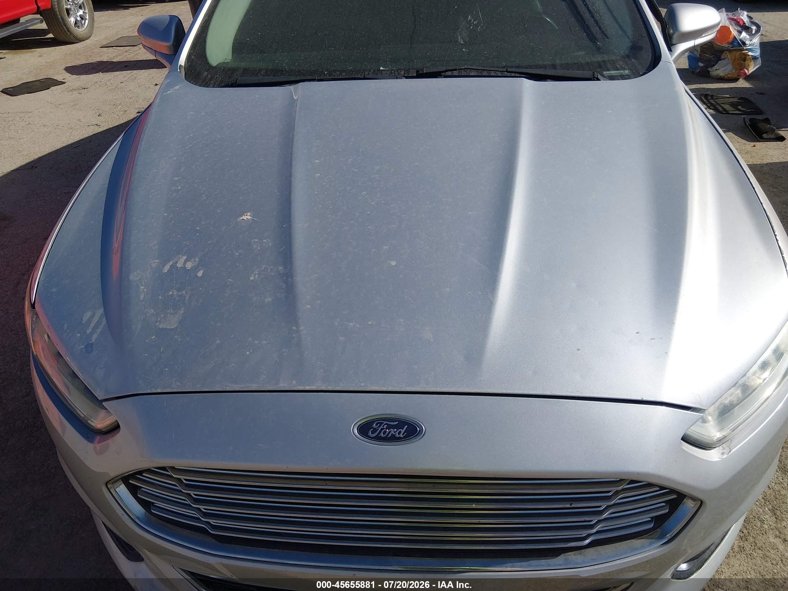 2013 Ford Fusion Titanium Silver vin: 3FA6P0K97DR241776