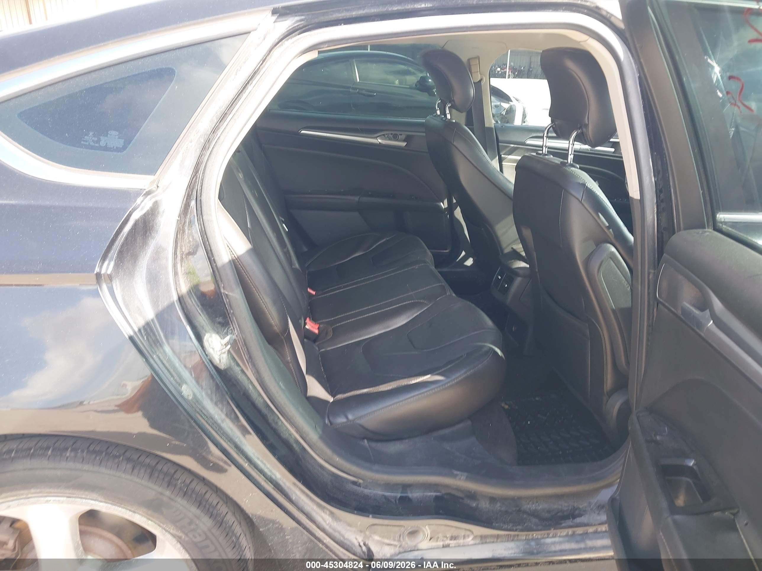 2013 Ford Fusion Titanium Black vin: 3FA6P0K97DR249005