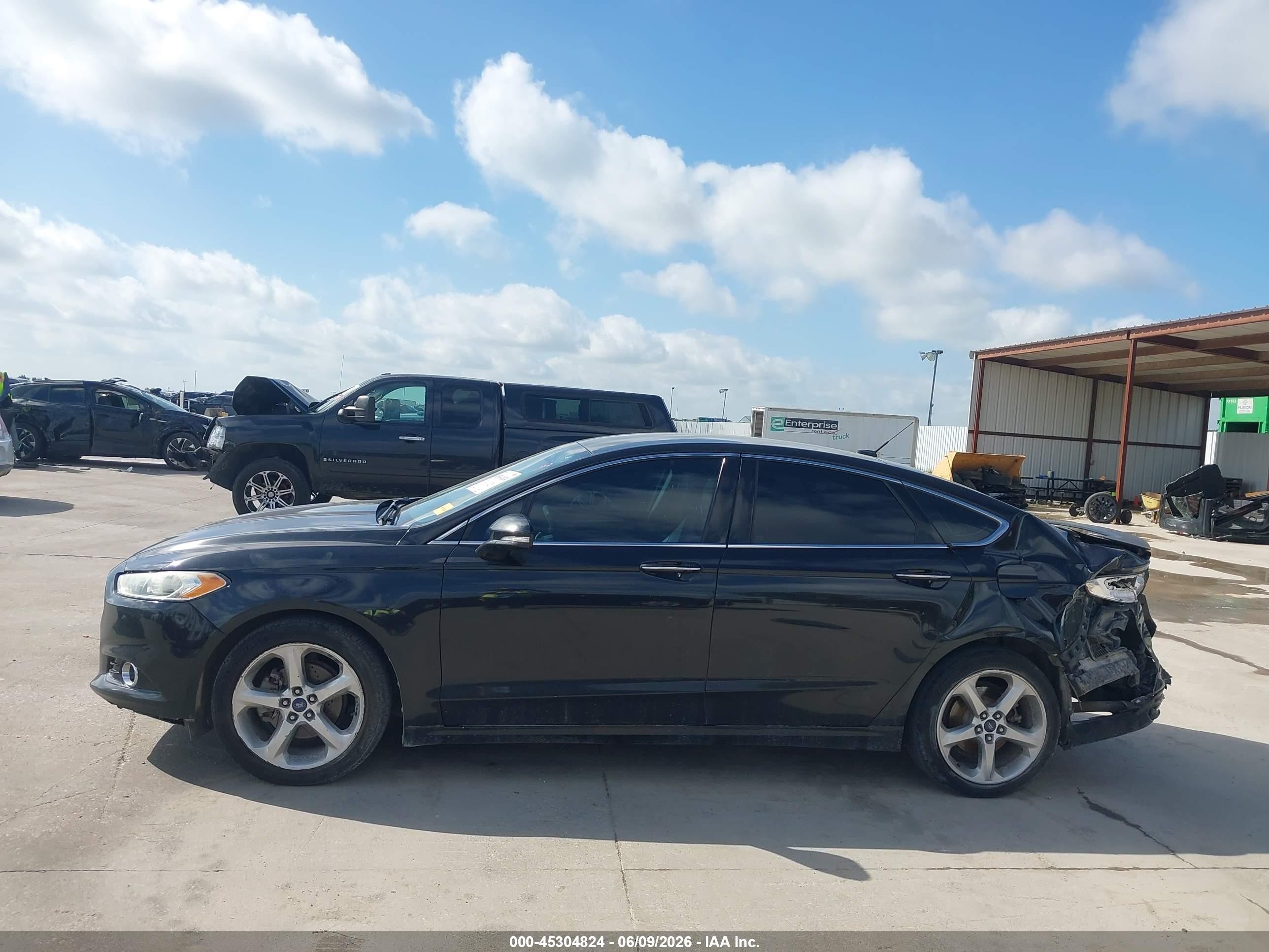 2013 Ford Fusion Titanium Black vin: 3FA6P0K97DR249005
